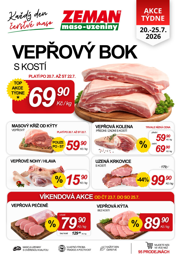prodejny-zeman - Aktuální Prodejny Zeman - Prodejnyzeman leták platný od neděle 19.07.2026 do soboty 25.07.2026