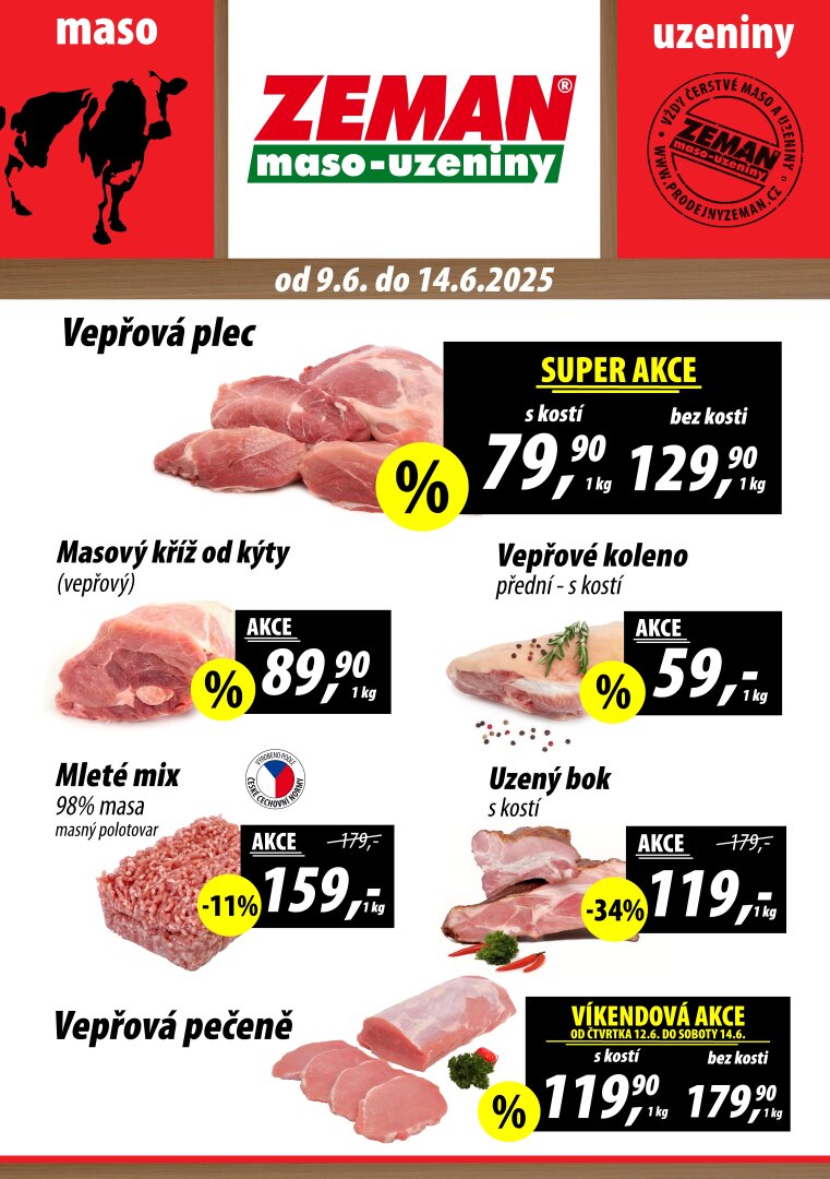 prodejny-zeman - Leták Prodejny Zeman od 09.06. do 14.06.