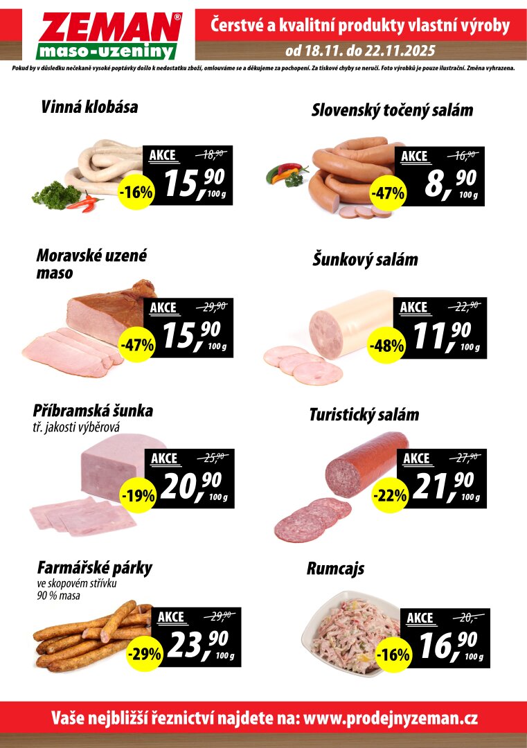 prodejny-zeman - Aktuální leták Prodejny Zeman od 18.11. do 22.11. - page: 2