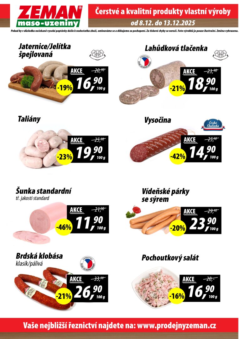 prodejny-zeman - Aktuální leták Prodejny Zeman od 08.12. do 13.12. - page: 2