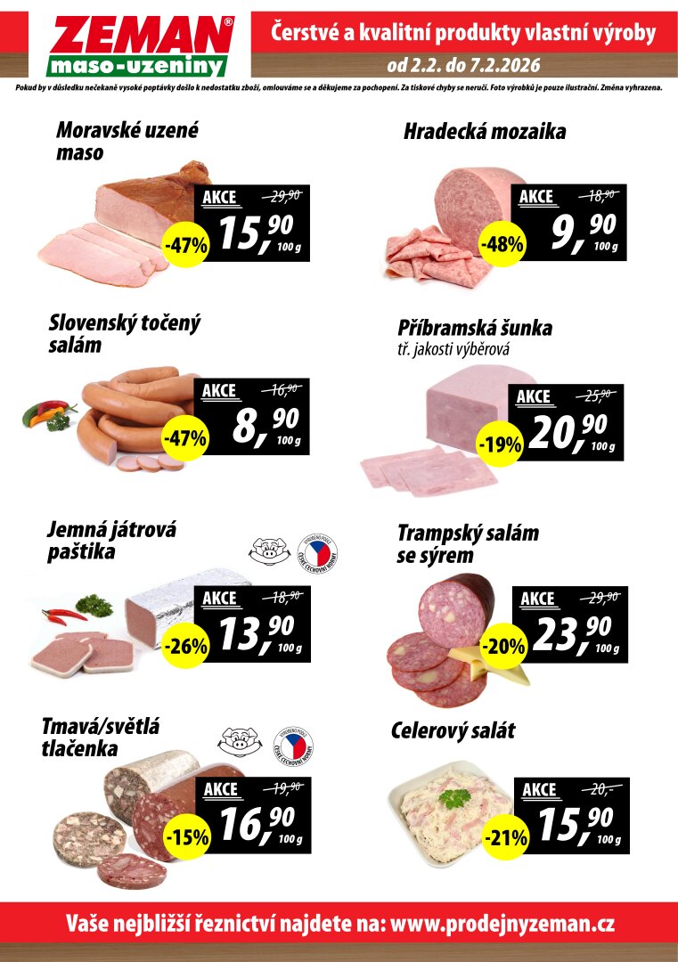 prodejny-zeman - Prodejny Zeman leták platný od pondělí 02.02.2026 do soboty 07.02.2026 - page: 2