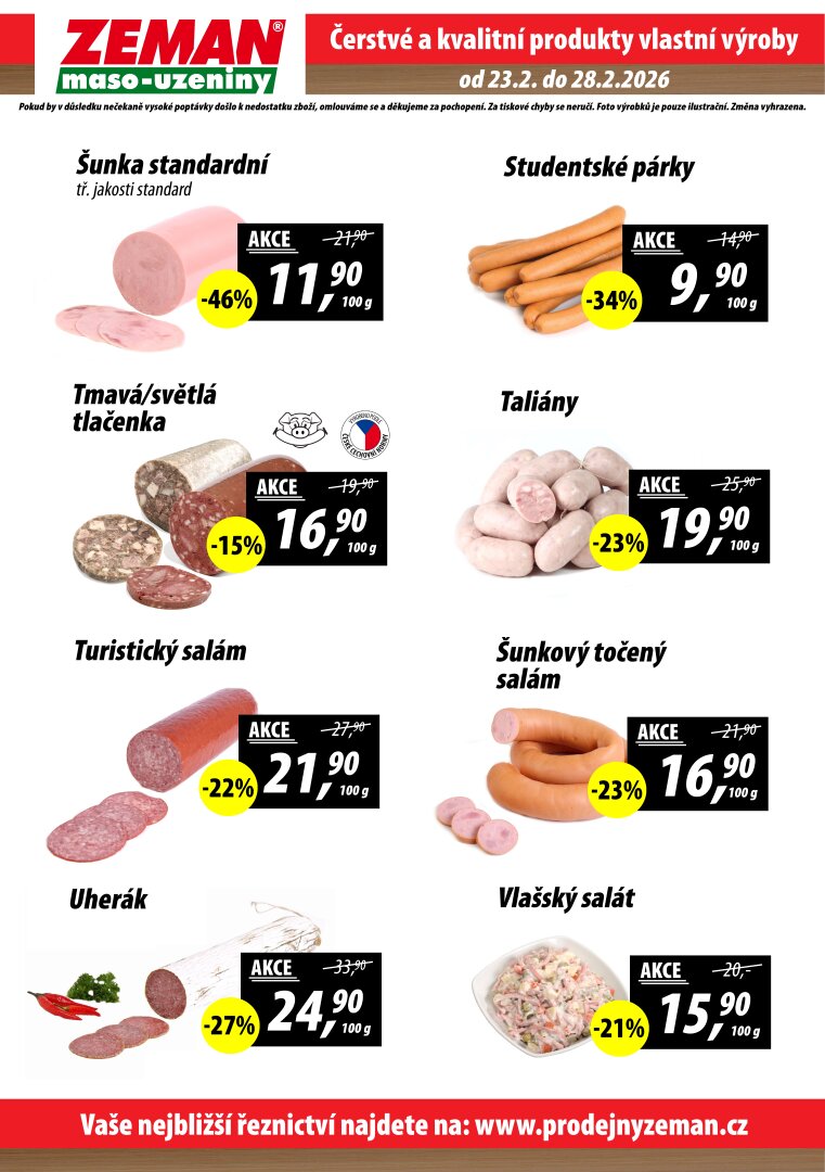 prodejny-zeman - Prodejny Zeman leták platný od pondělí 23.02.2026 do soboty 28.02.2026 - page: 2