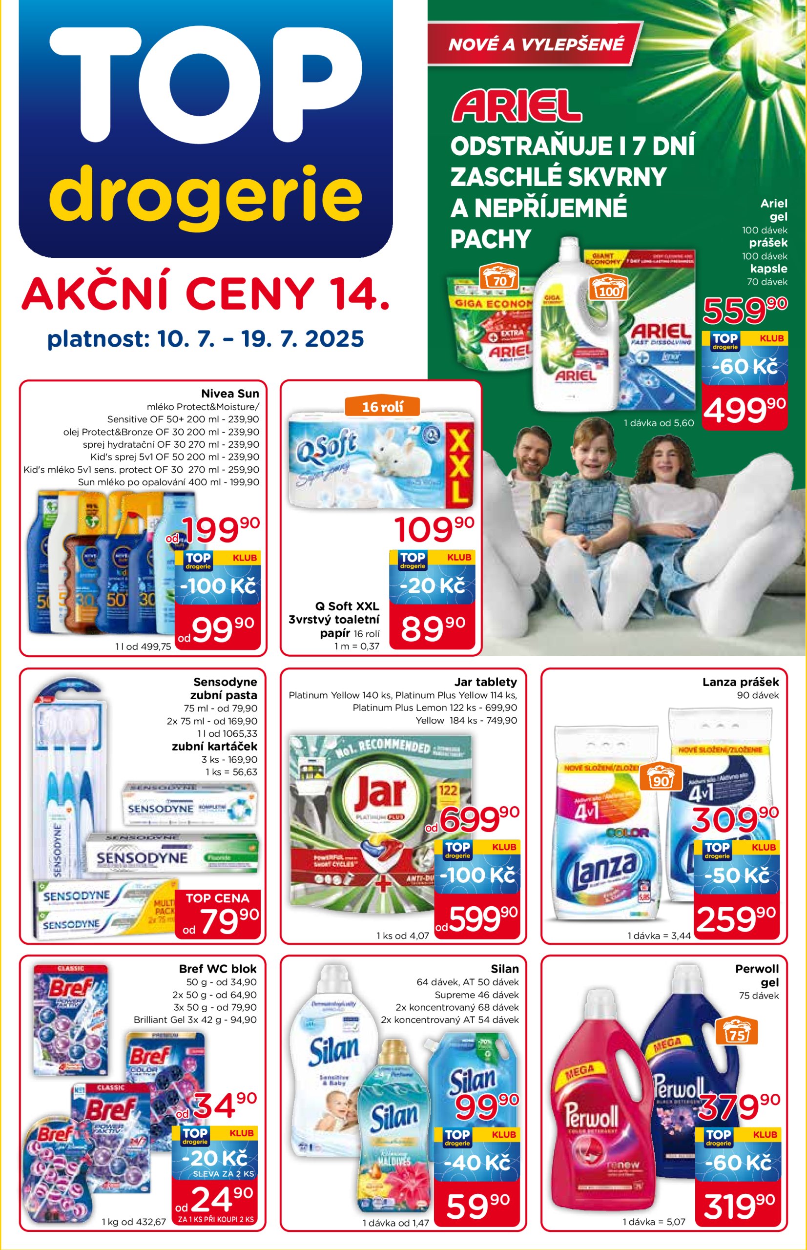 top-drogerie - Leták Top drogerie od 10.07. do 19.07.