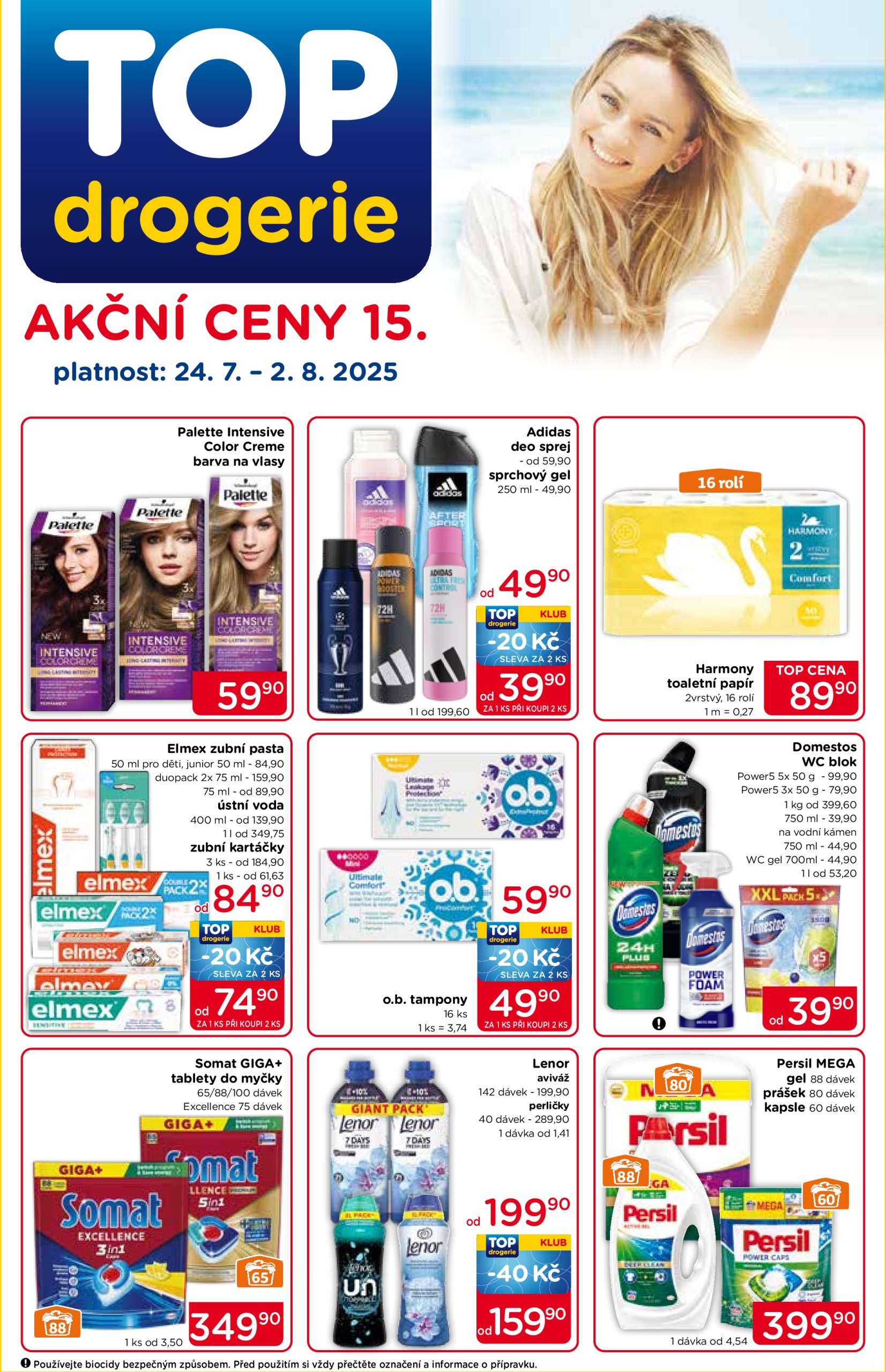 top-drogerie - Leták Top drogerie od 24.07. do 02.08.