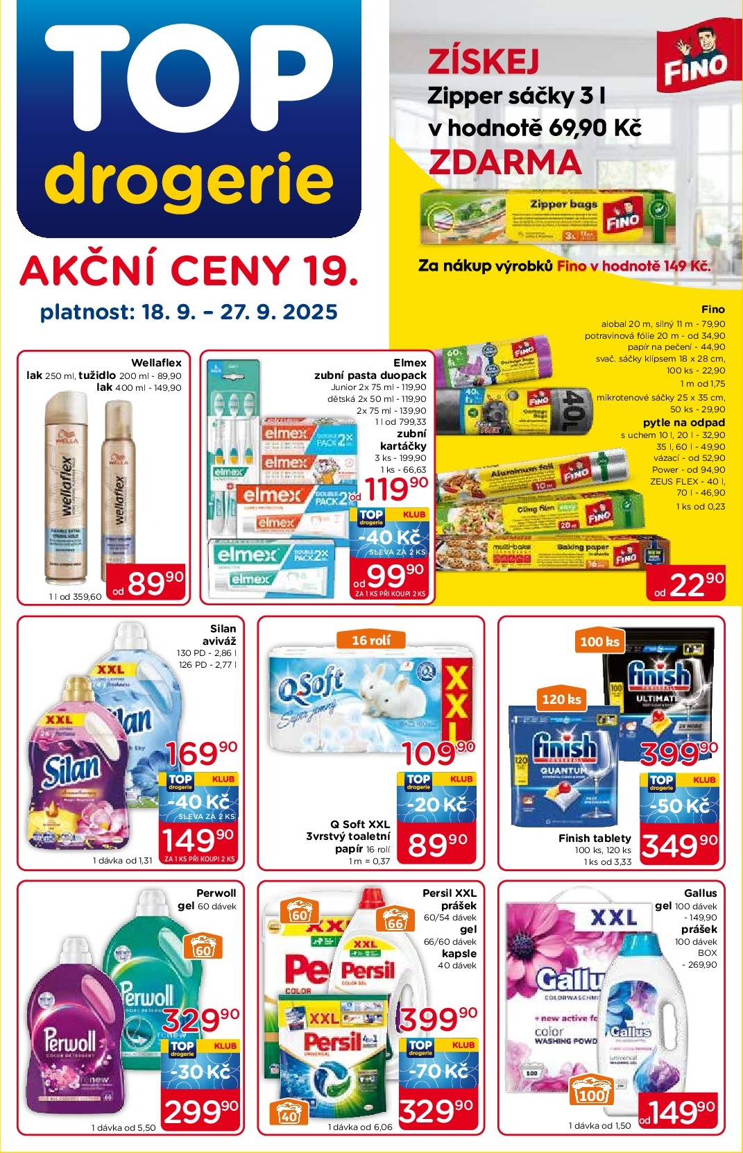 top-drogerie - Leták Top drogerie od 18.09. do 27.09.