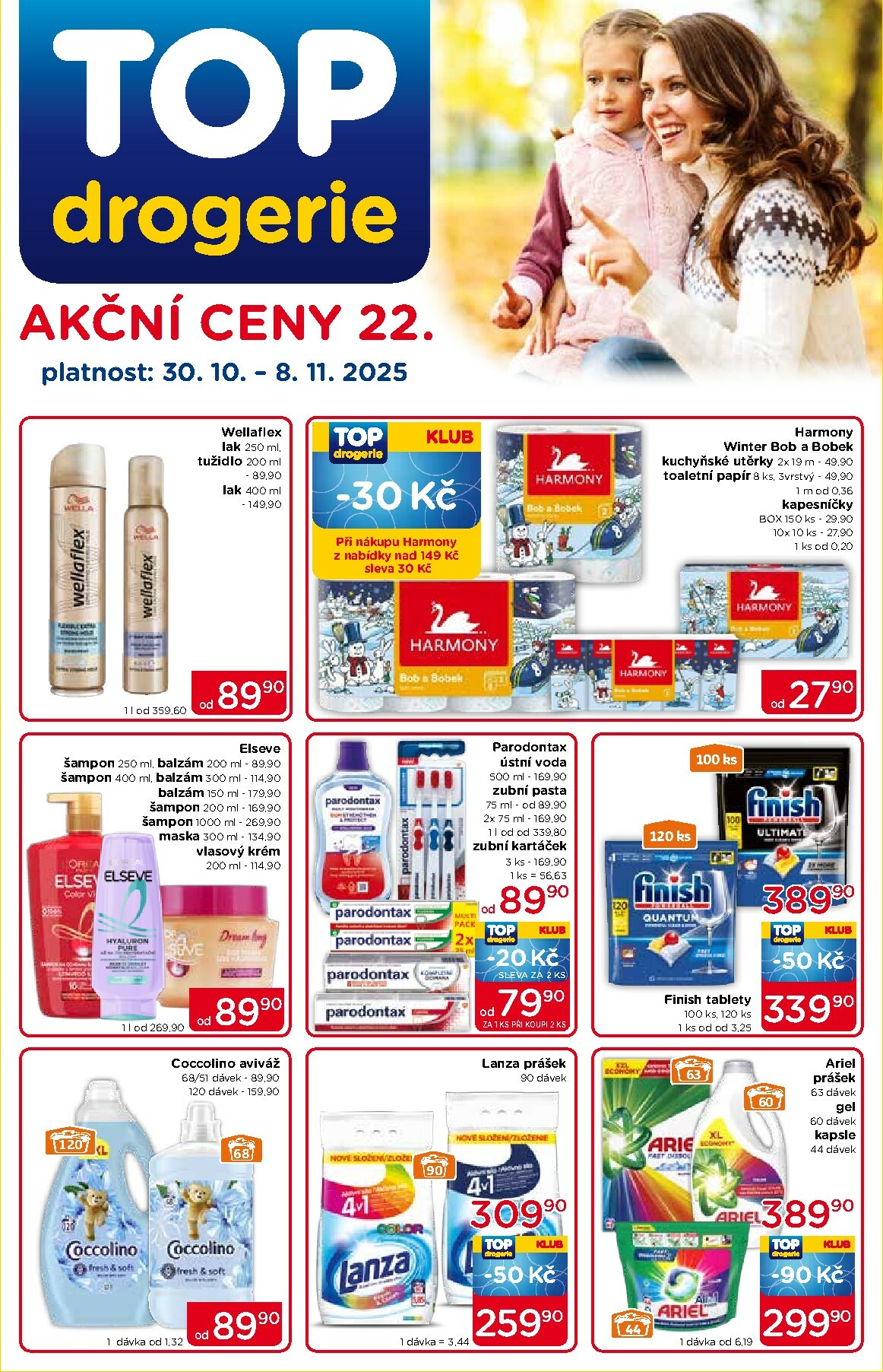 top-drogerie - Aktuální leták Top drogerie od 30.10. do 08.11.