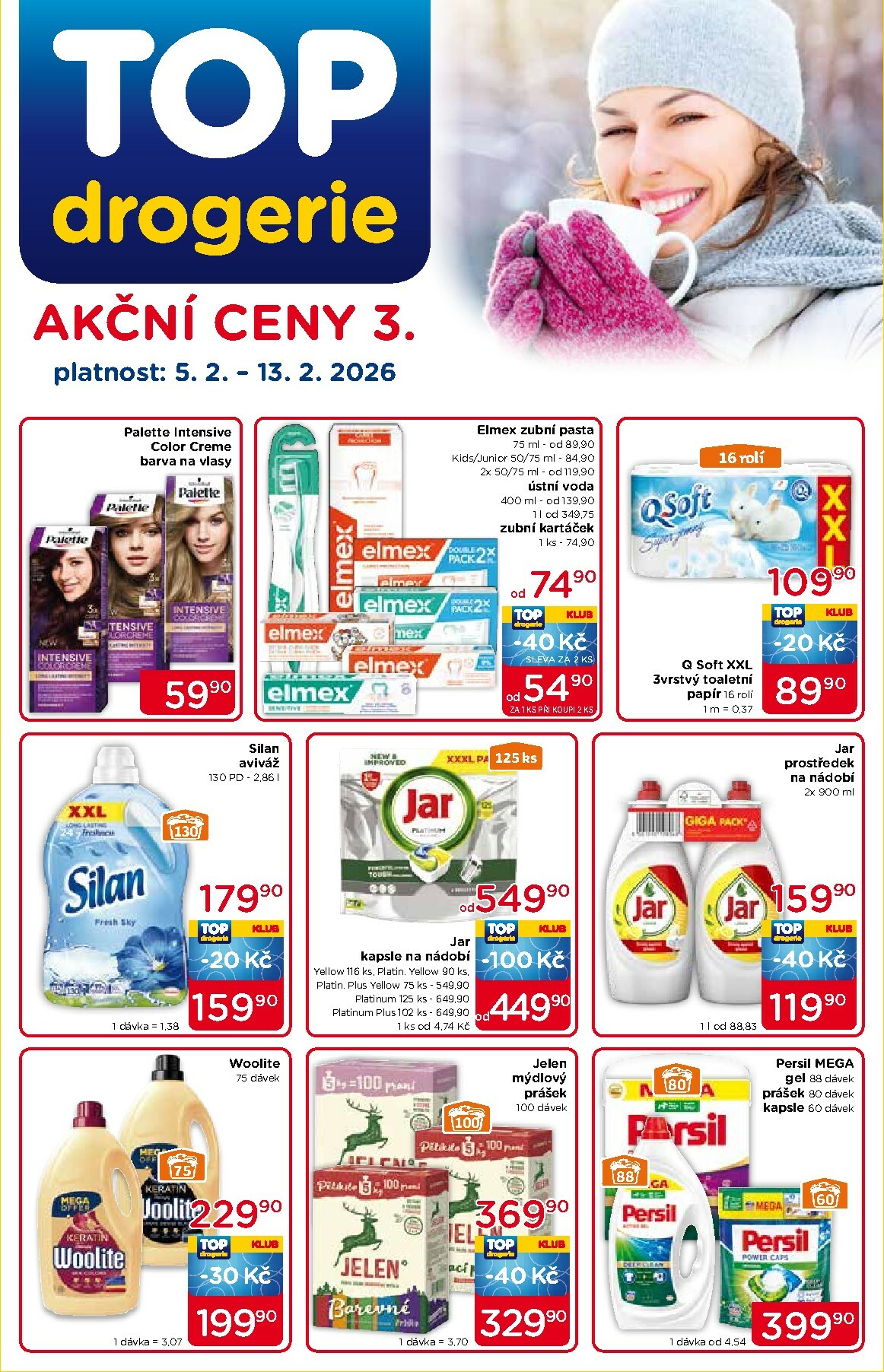 top-drogerie - Top drogerie leták platný od čtvrtka 05.02.2026 do pátku 13.02.2026