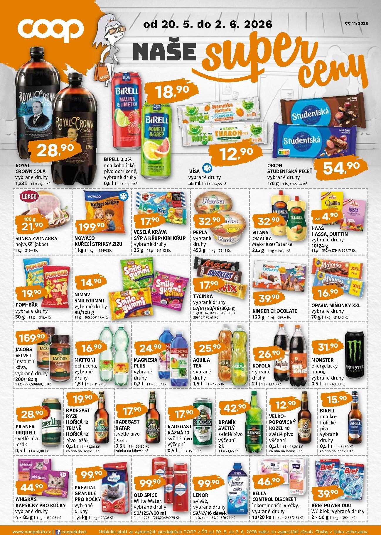 trefa - Budoucí Trefa - COOP naše super ceny leták platný od středy 20.05.2026 do úterý 02.06.2026