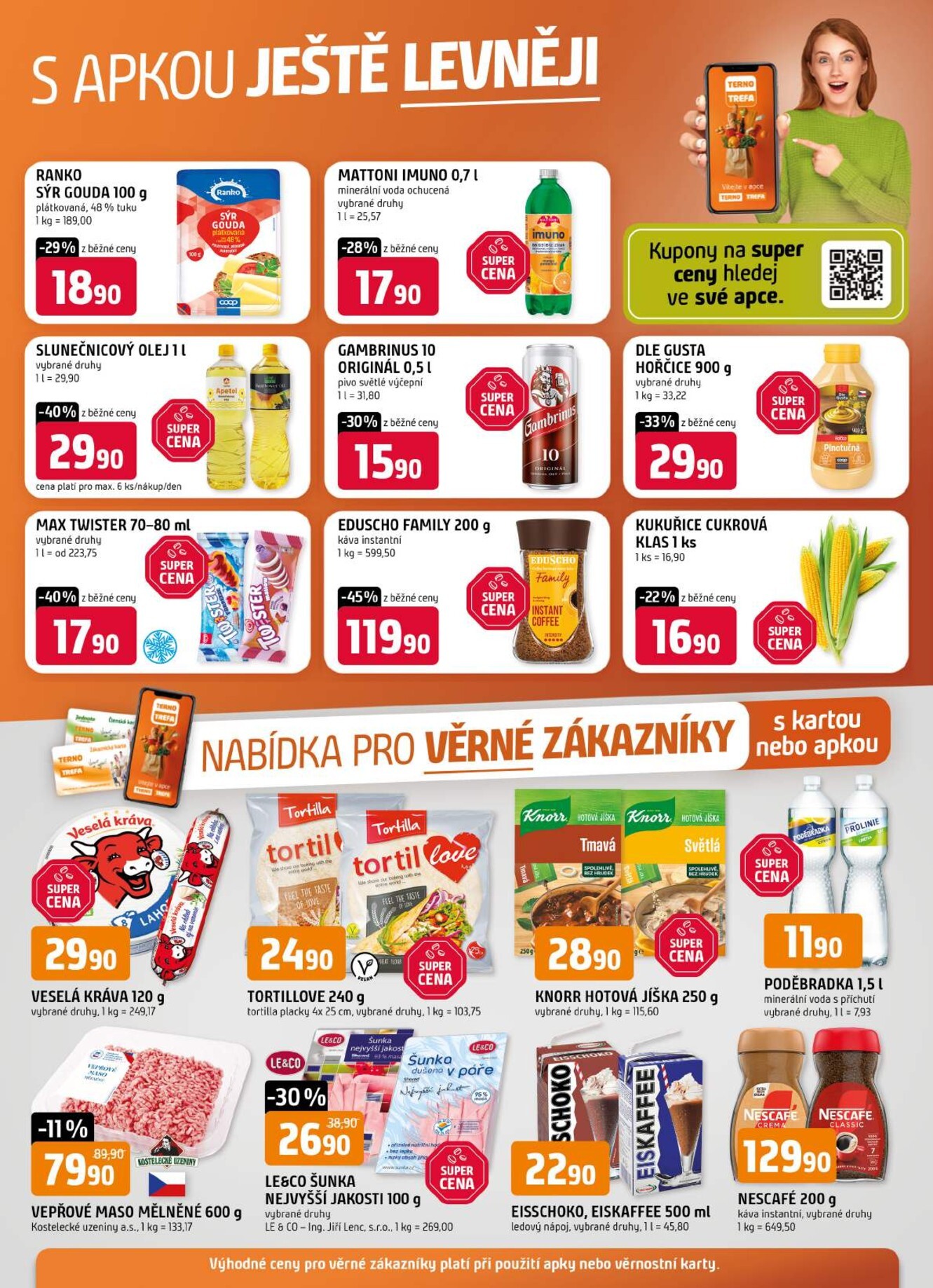 trefa - Budoucí Trefa - S apkou ještě levněji leták platný od středy 15.07.2026 do úterý 21.07.2026