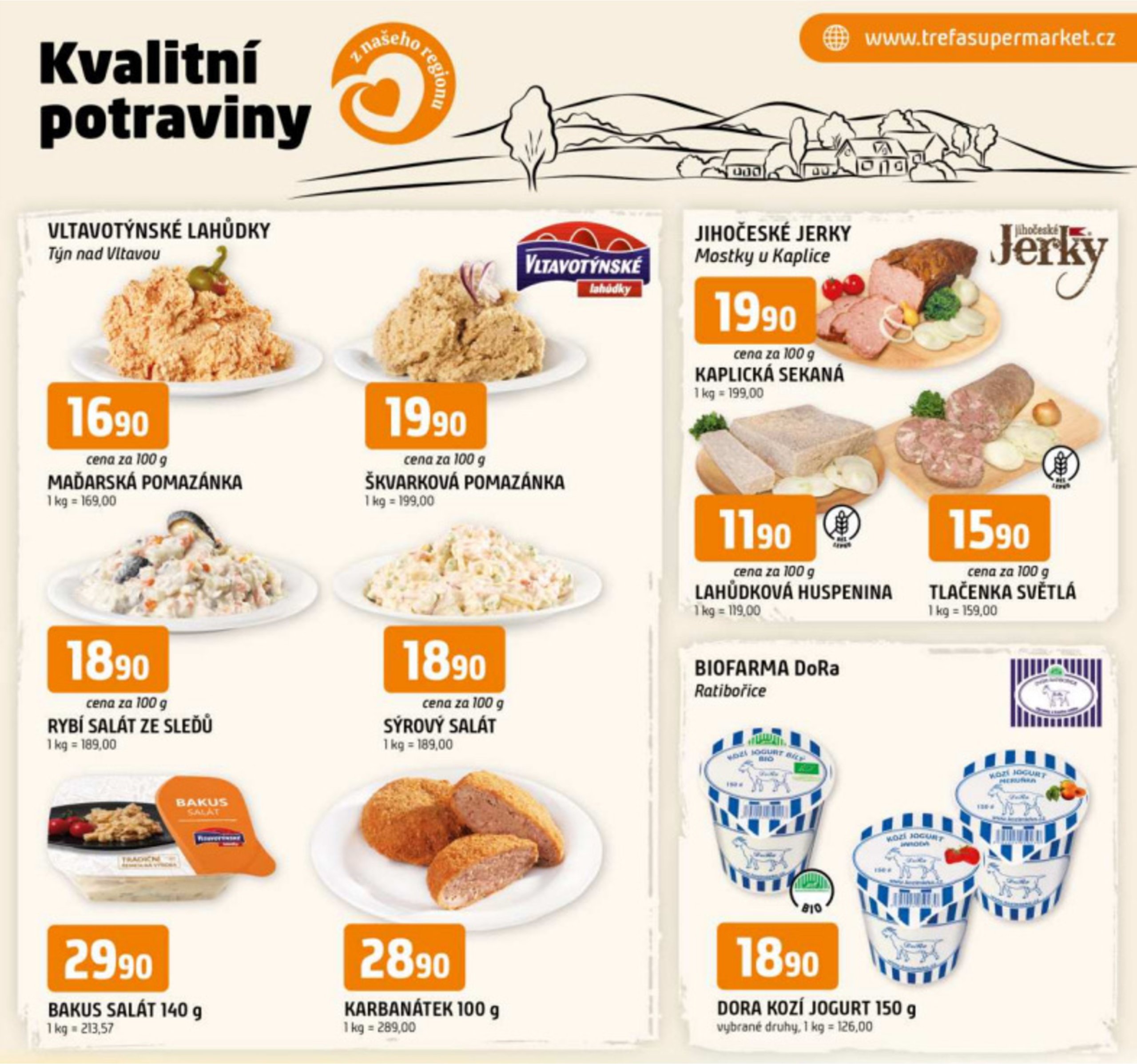 trefa - Leták Trefa - Kvalitní potraviny z našeho regionu od 14.05. do 20.05.