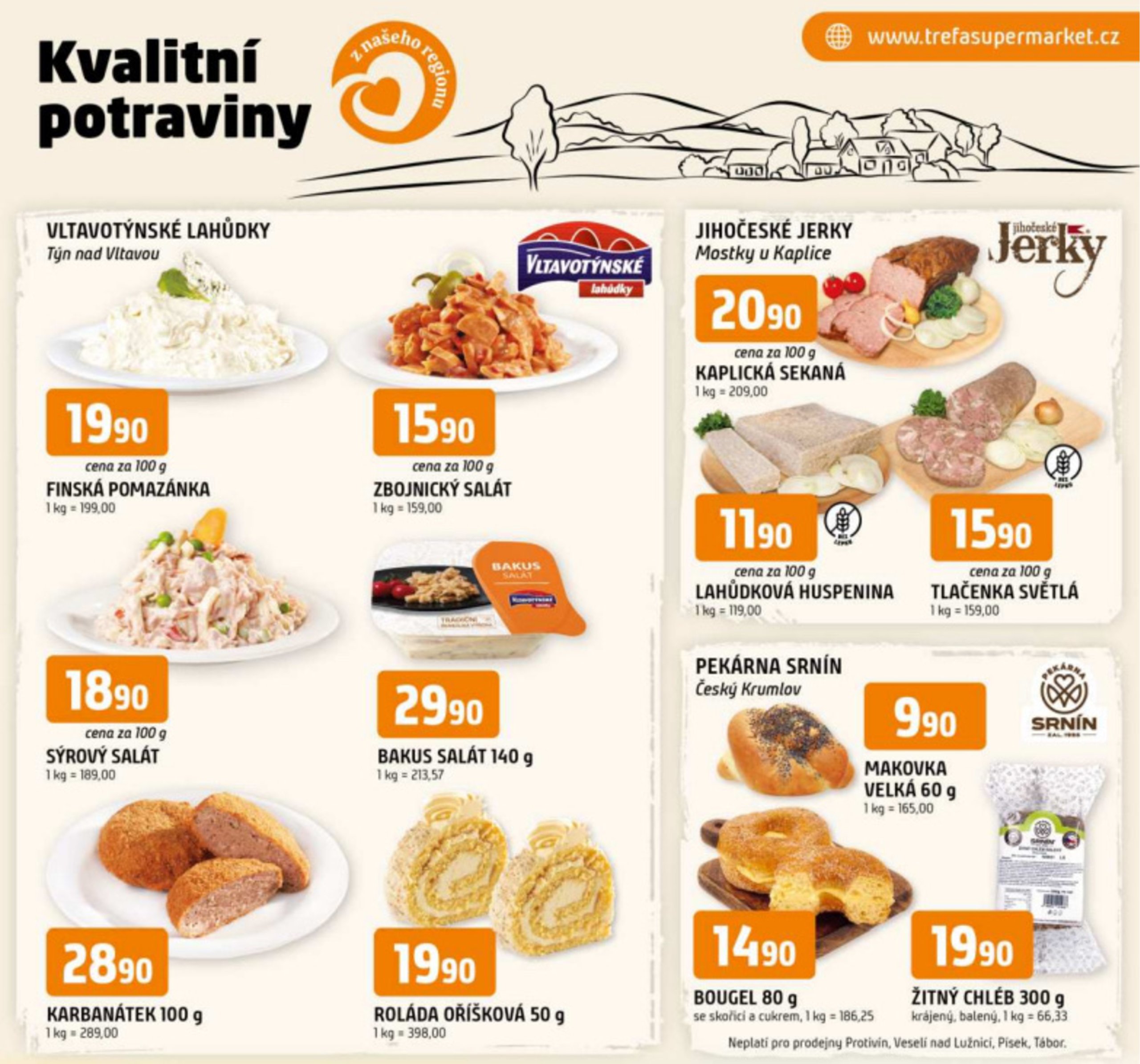 trefa - Leták Trefa - Kvalitní potravin z našeho regionu od 25.06. do 01.07.