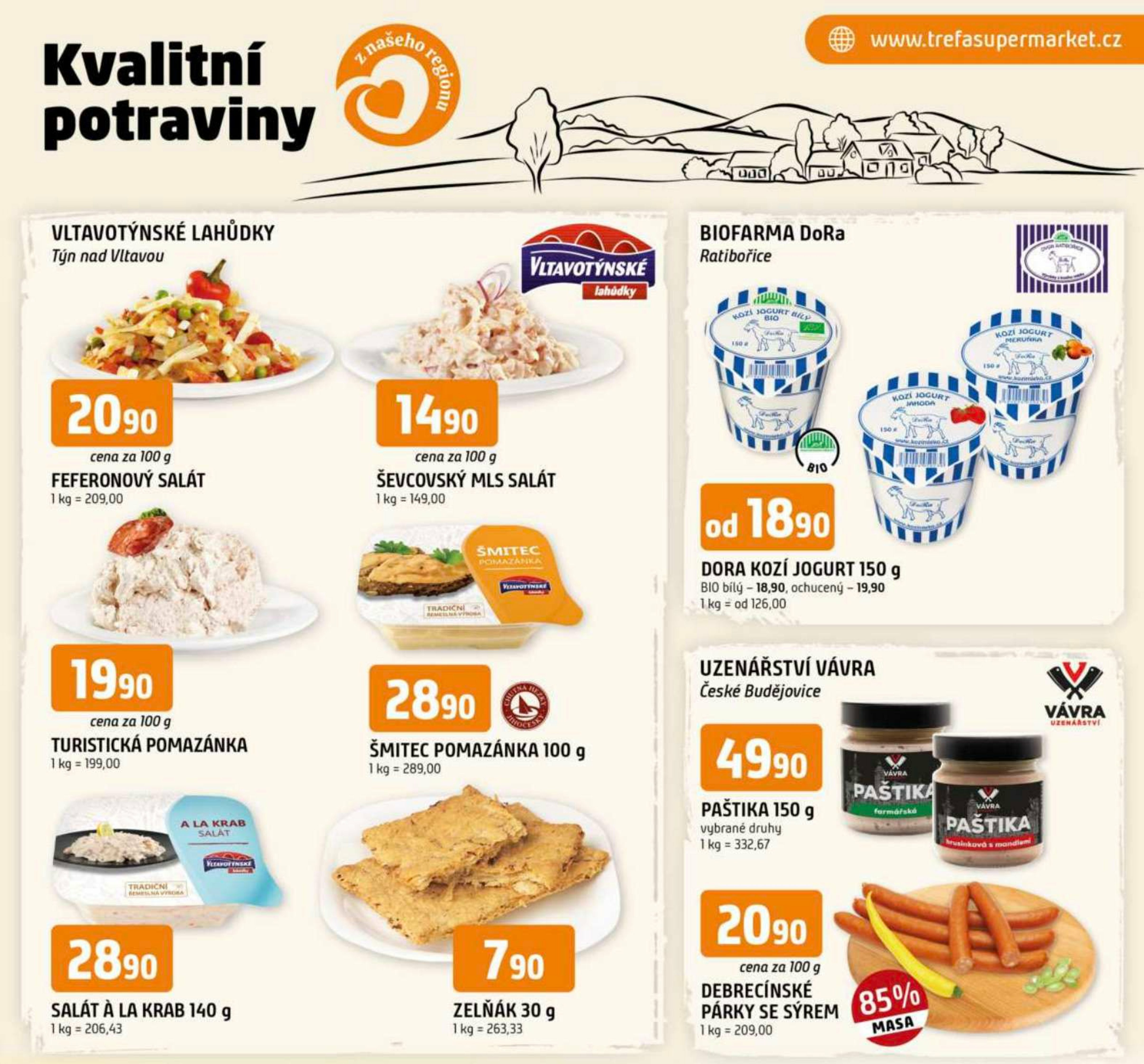 trefa - Leták Trefa - Kvalitní potraviny z našeho regionu od 27.08. do 02.09.