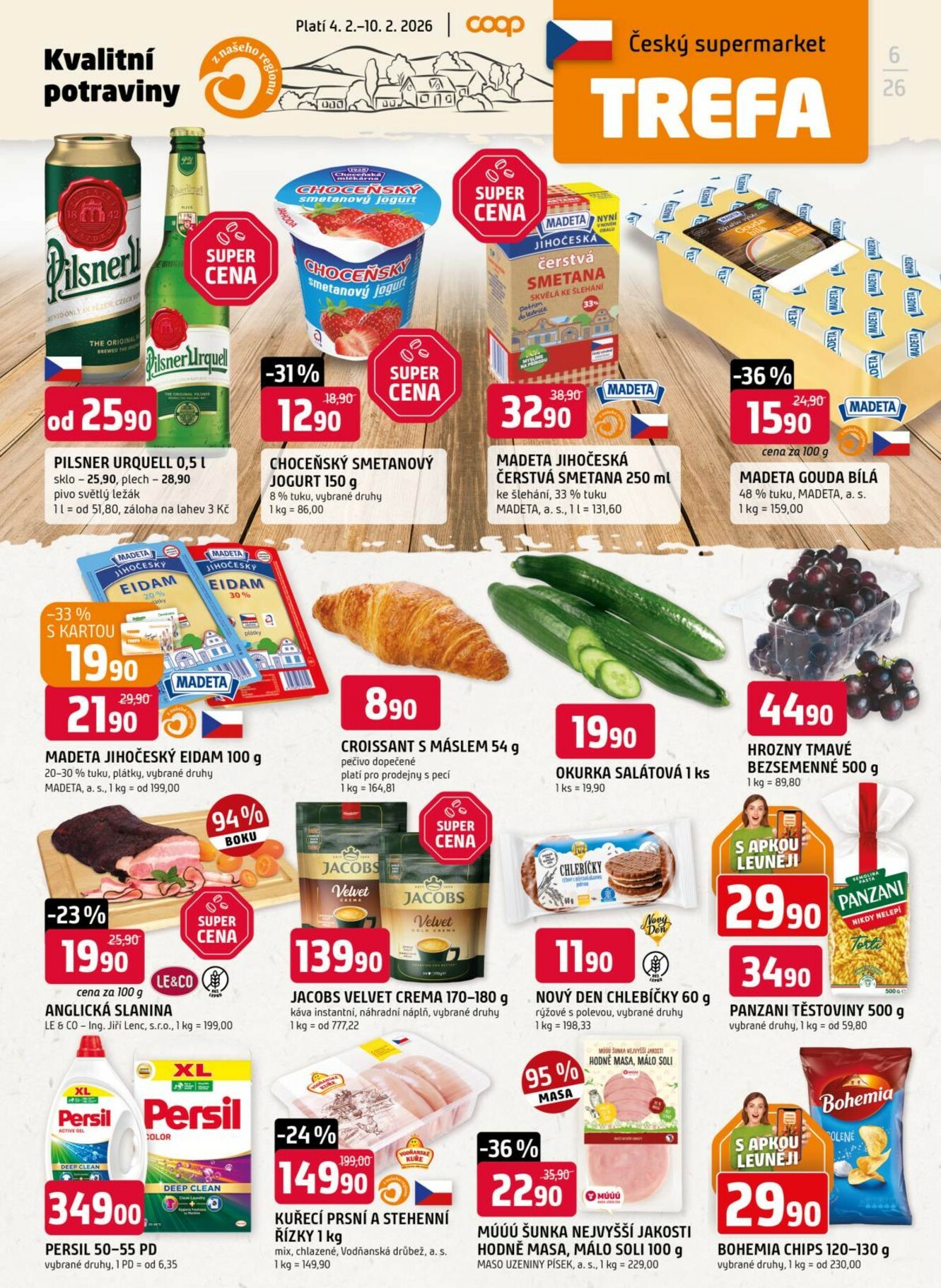 trefa - Trefa leták platný od středy 04.02.2026 do úterý 10.02.2026