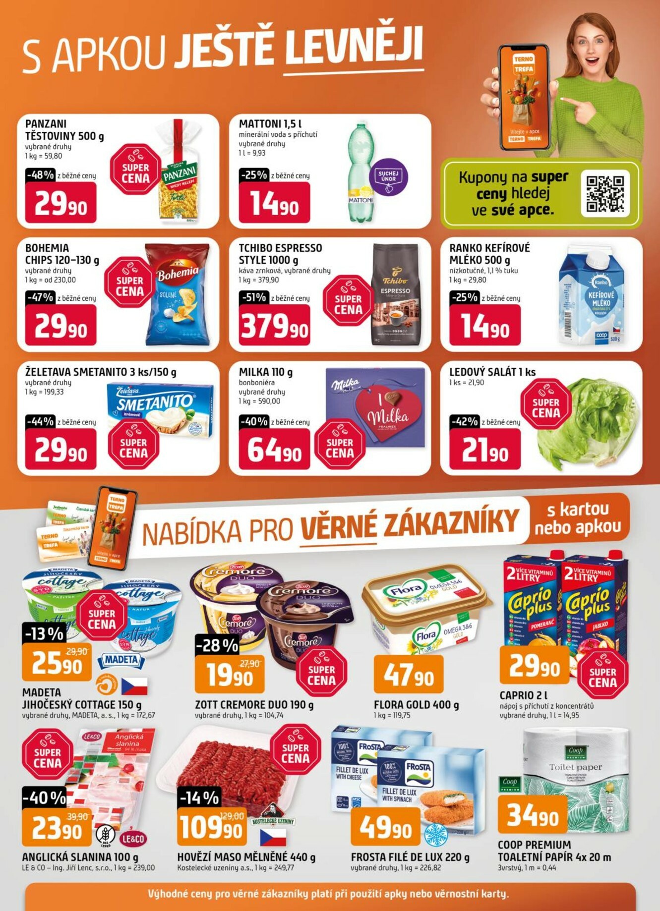 trefa - Trefa - Nabídka pro věrné zákazníky leták platný od středy 04.02.2026 do úterý 10.02.2026