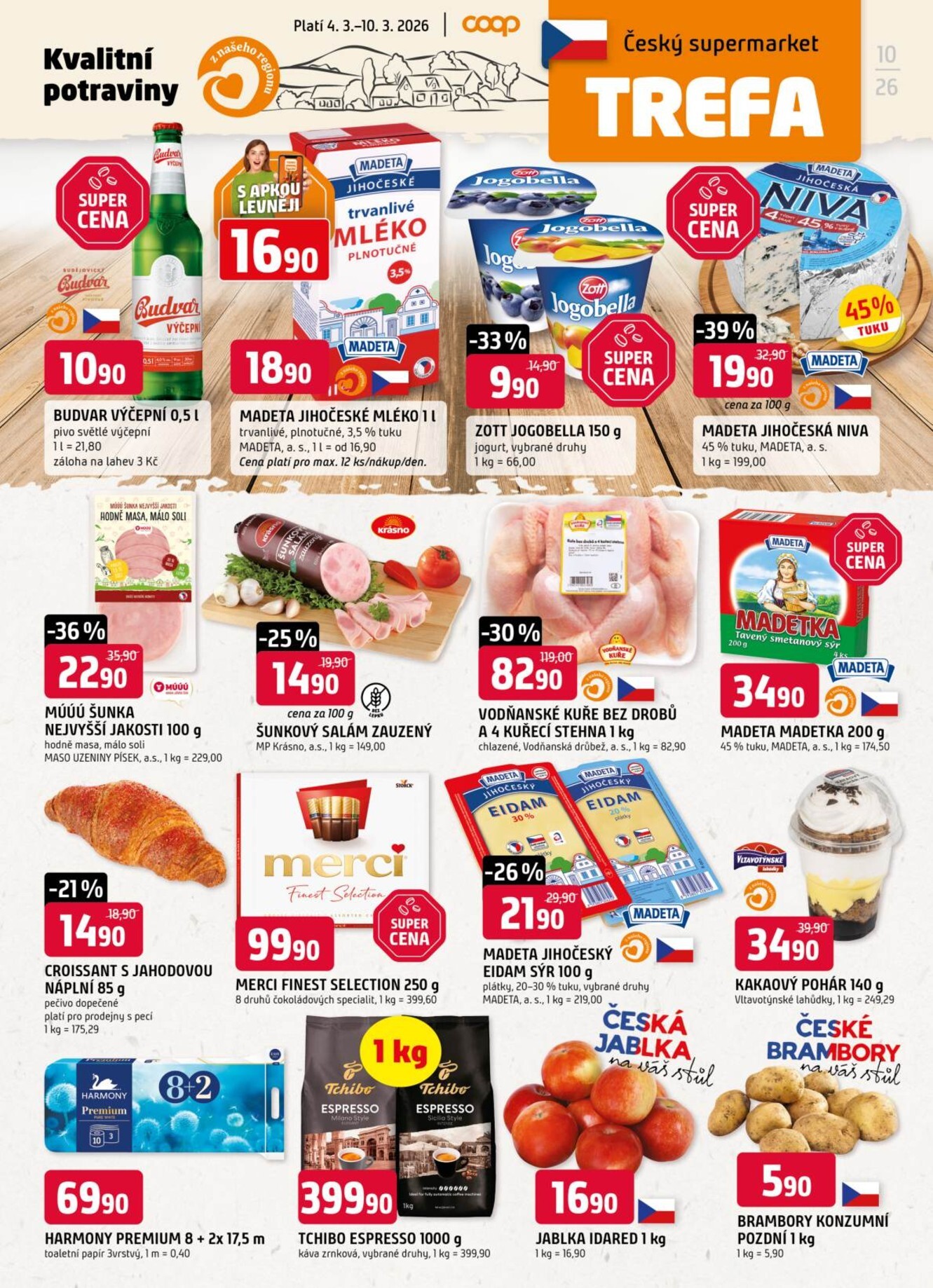 trefa - Trefa leták platný od středy 04.03.2026 do úterý 10.03.2026