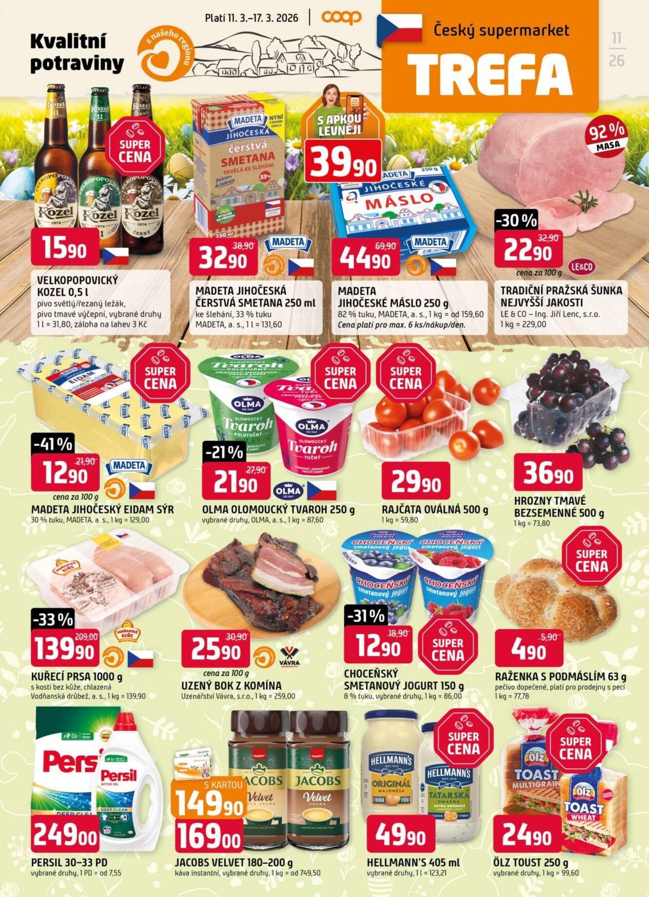 trefa - Trefa leták platný od středy 11.03.2026 do úterý 17.03.2026