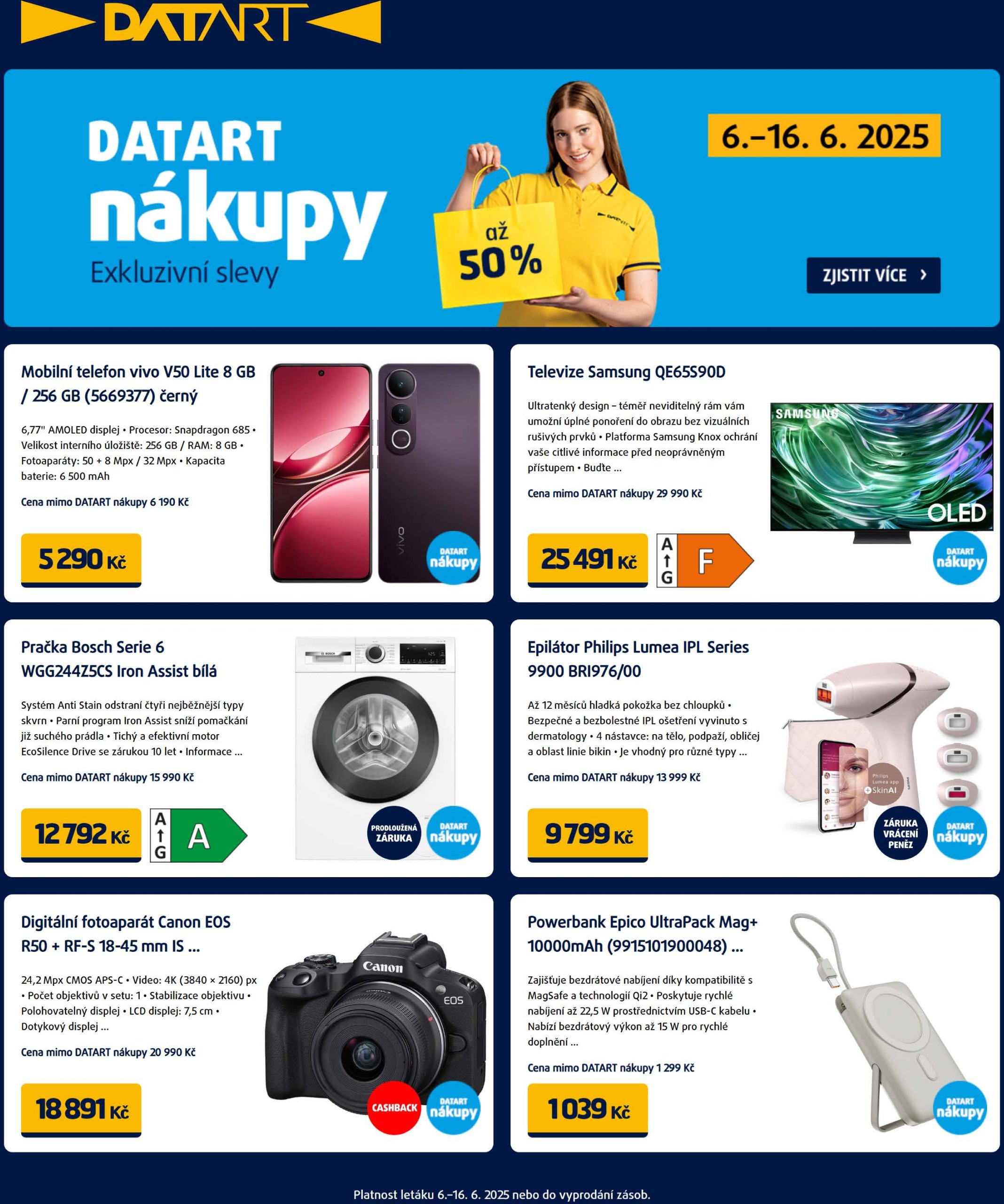 datart - Leták Datart od 06.06. do 16.06.