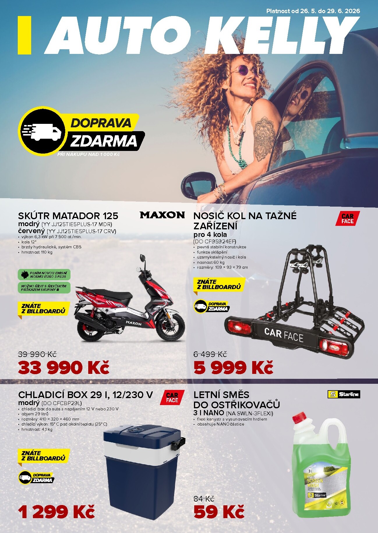 auto-kelly - Aktuální Auto Kelly leták platný od úterý 26.05.2026 do pondělí 29.06.2026 - page: 1