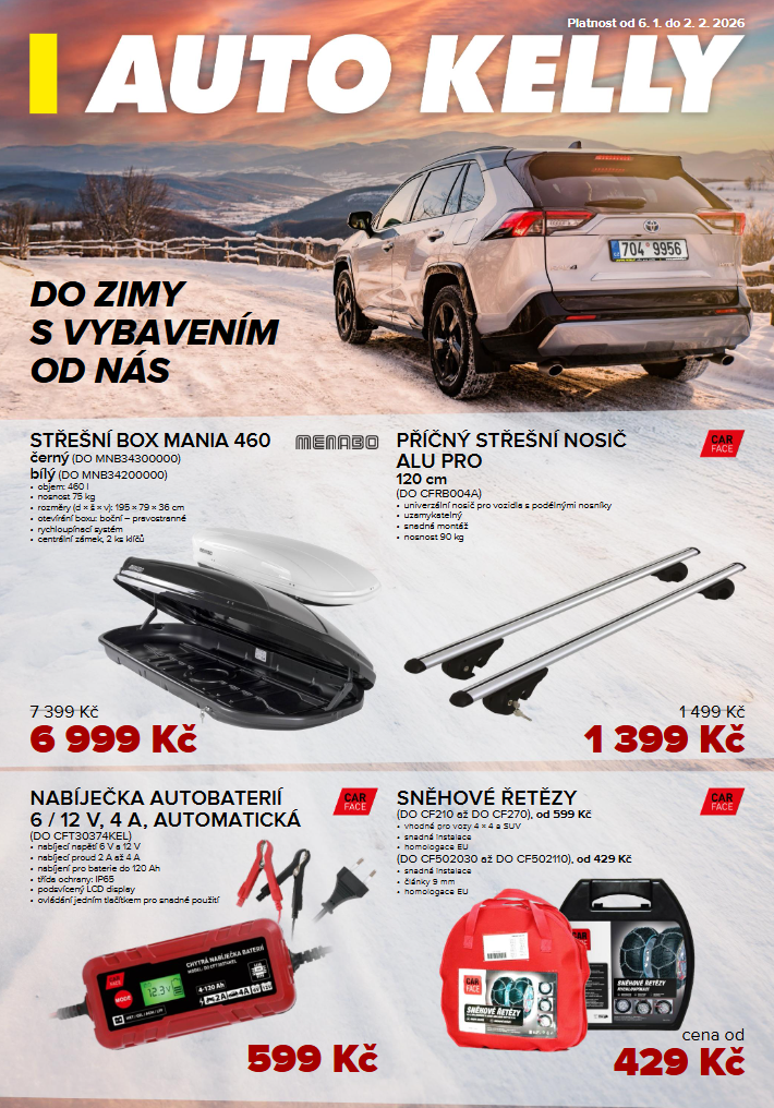 auto-kelly - Aktuální leták Auto Kelly od 06.01. do 02.02.