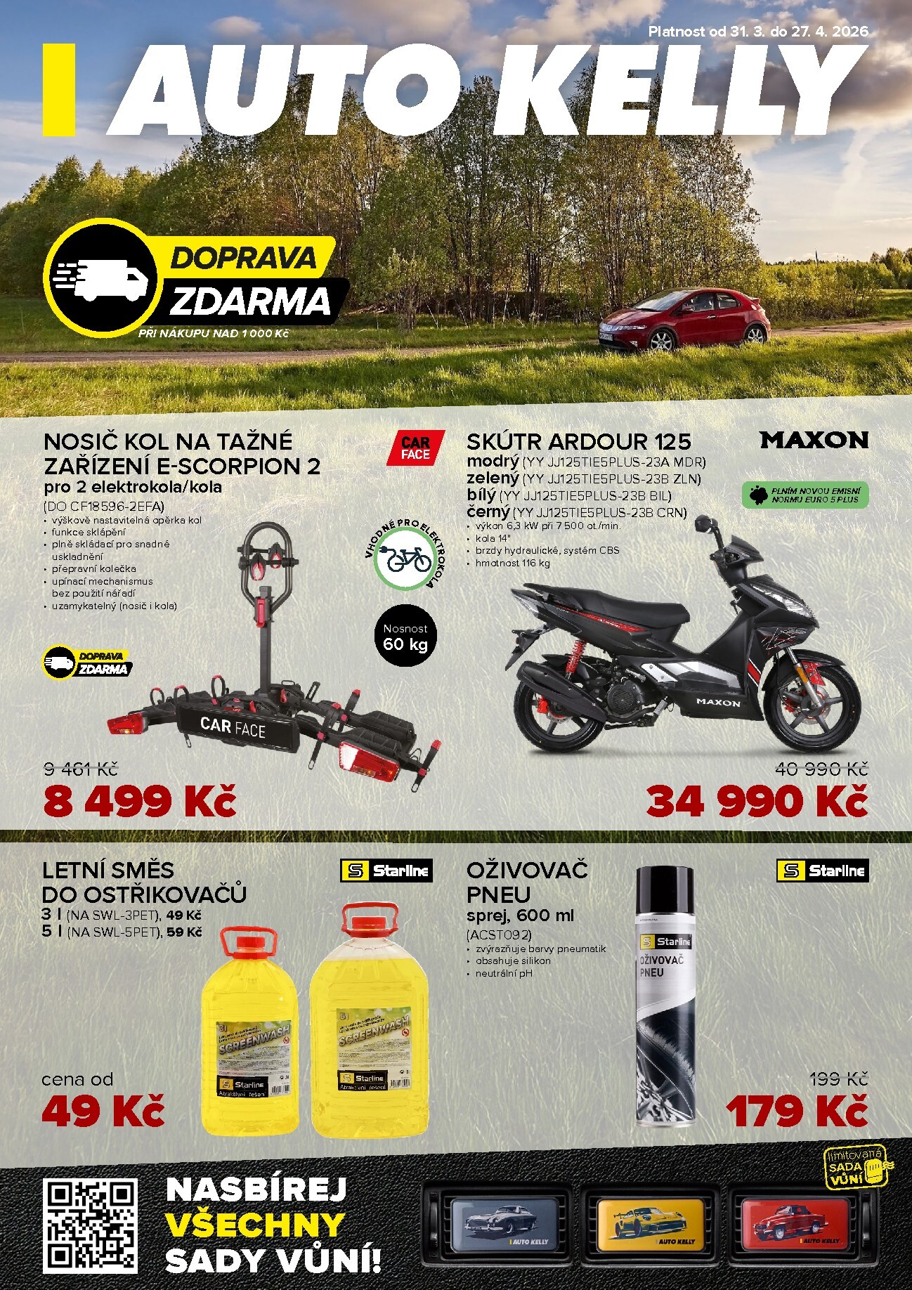auto-kelly - Auto Kelly leták platný od úterý 31.03.2026 do pondělí 27.04.2026 - page: 1