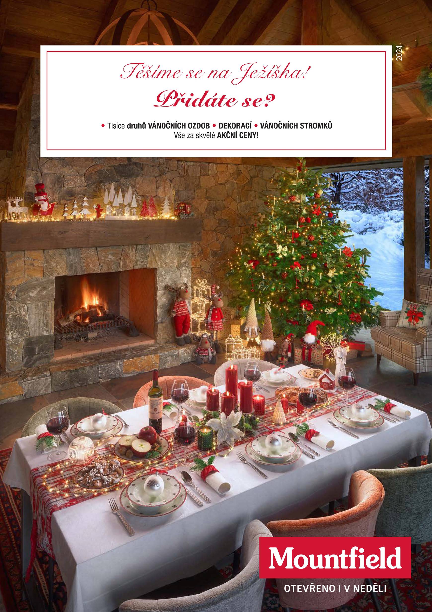 mountfield - Leták Mountfield - Vánoce 2024 od 11.11. do 24.12. - page: 1