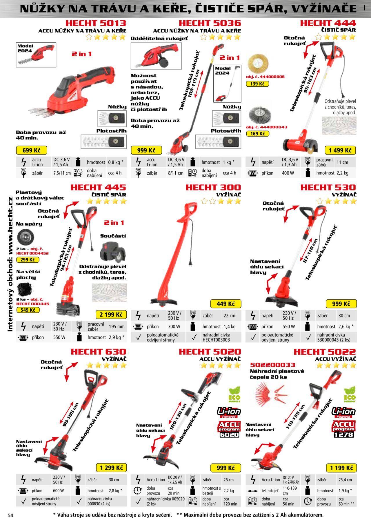 hecht - Hecht katalog - Léto 2024 od pondělí 06.05.2024 - page: 54 hecht - Hecht katalog - Léto 2024 od pondělí 06.05.2024 - page: 54