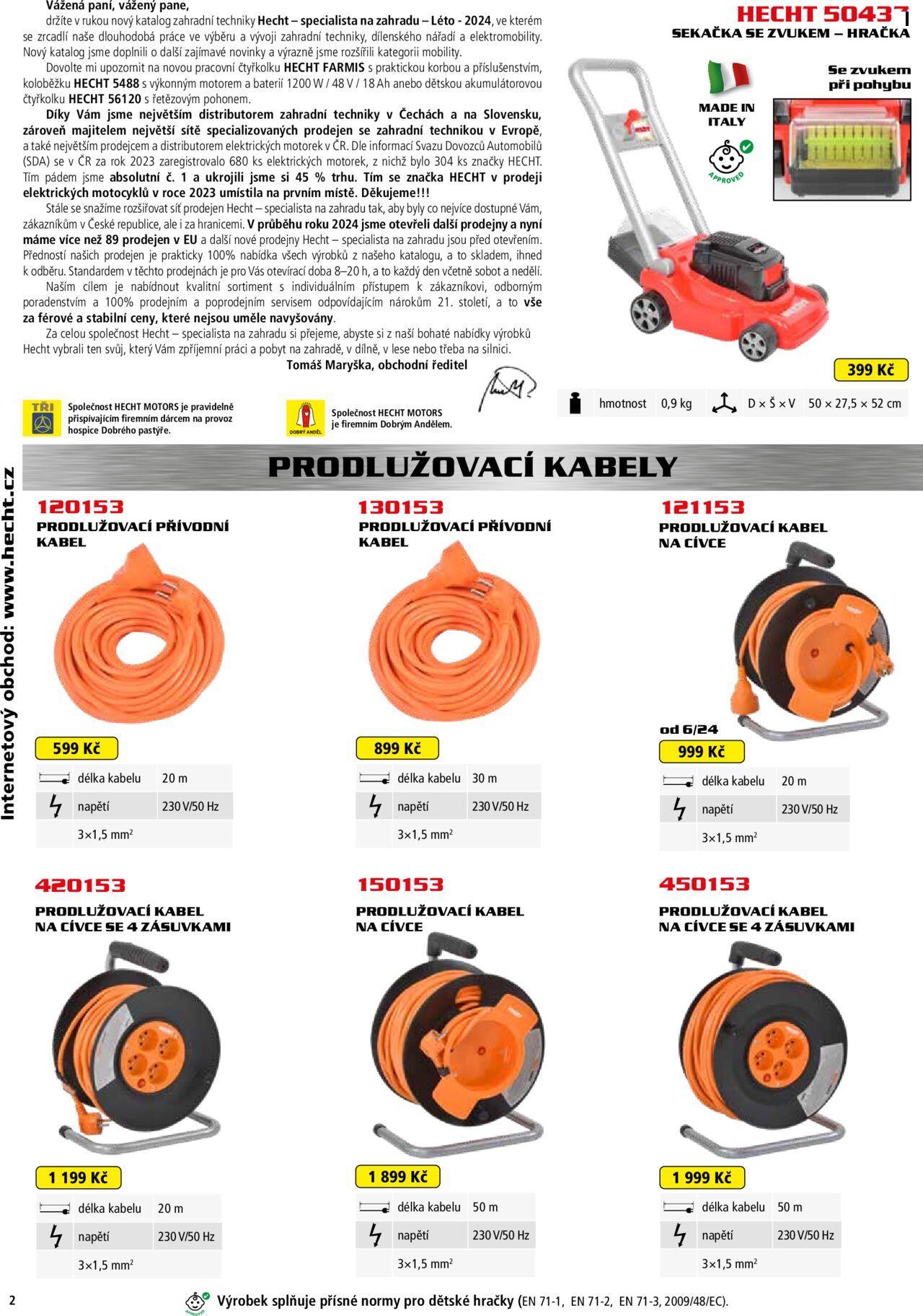 hecht - Hecht katalog - Léto 2024 od pondělí 06.05.2024 - page: 2 hecht - Hecht katalog - Léto 2024 od pondělí 06.05.2024 - page: 2