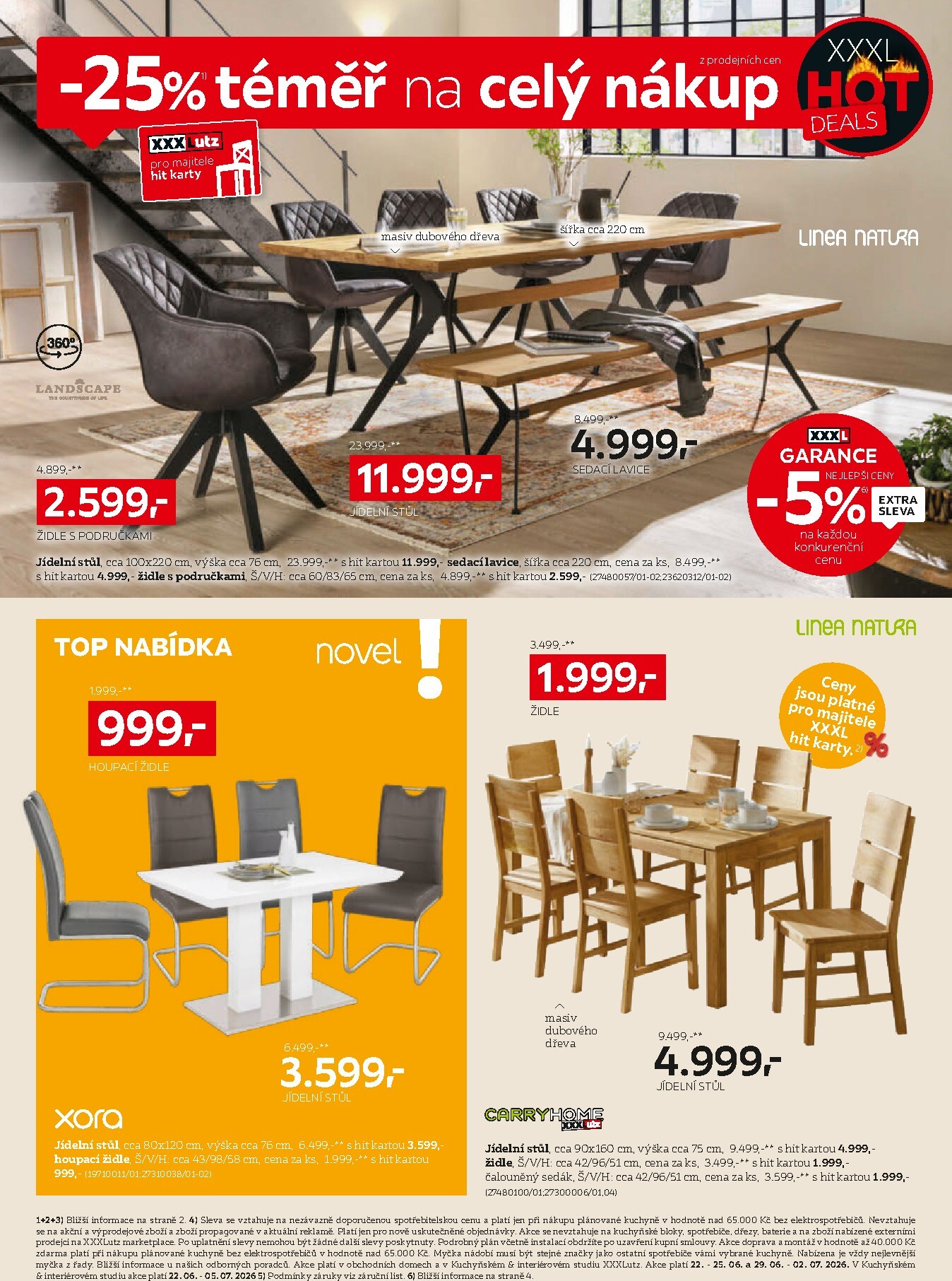 xxxlutz - Aktuální XXXLutz - Sleva 25 % na téměř vše! leták platný od pondělí 22.06.2026 do neděle 05.07.2026 - page: 8