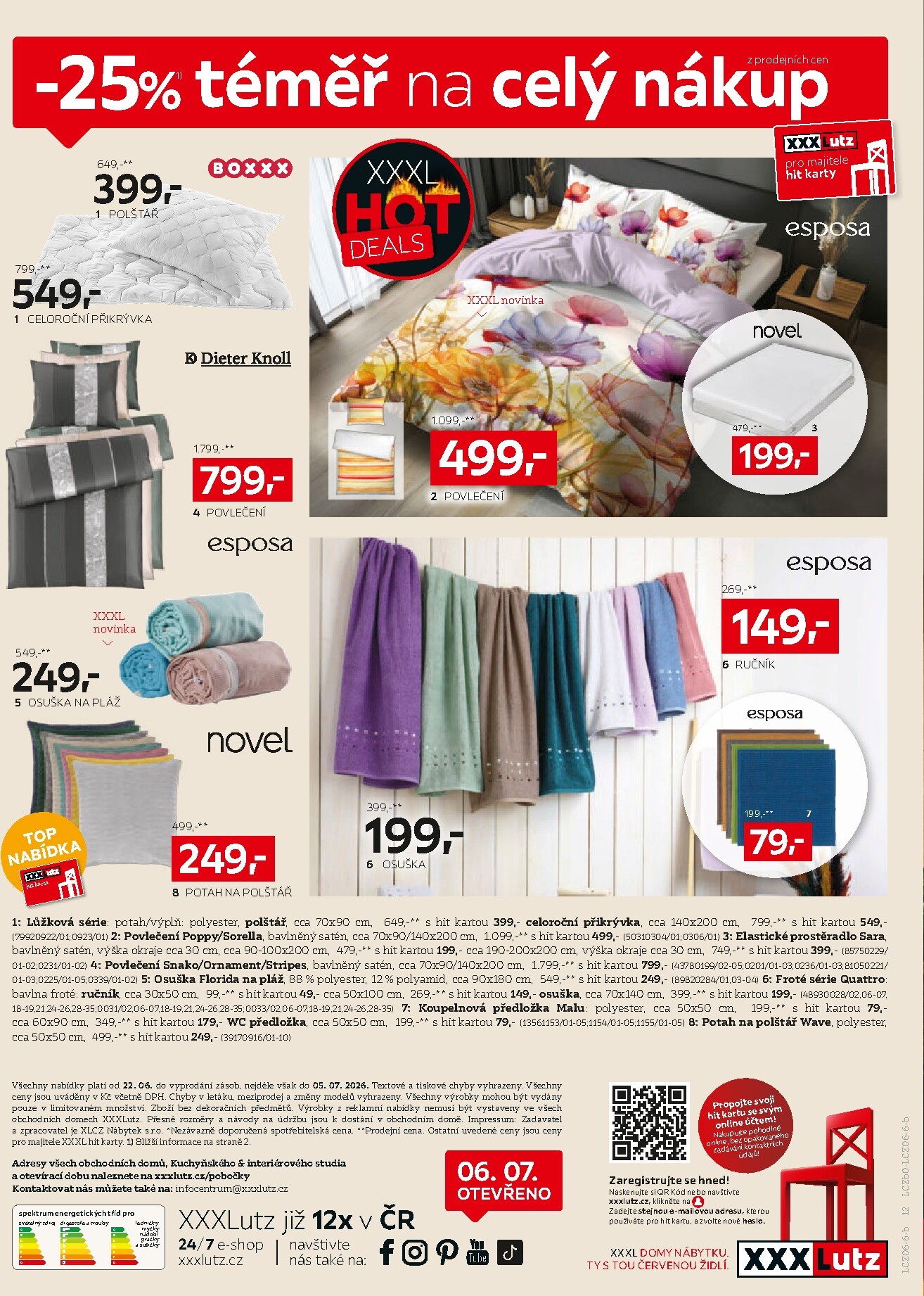 xxxlutz - Aktuální XXXLutz - Sleva 25 % na téměř vše! leták platný od pondělí 22.06.2026 do neděle 05.07.2026 - page: 16