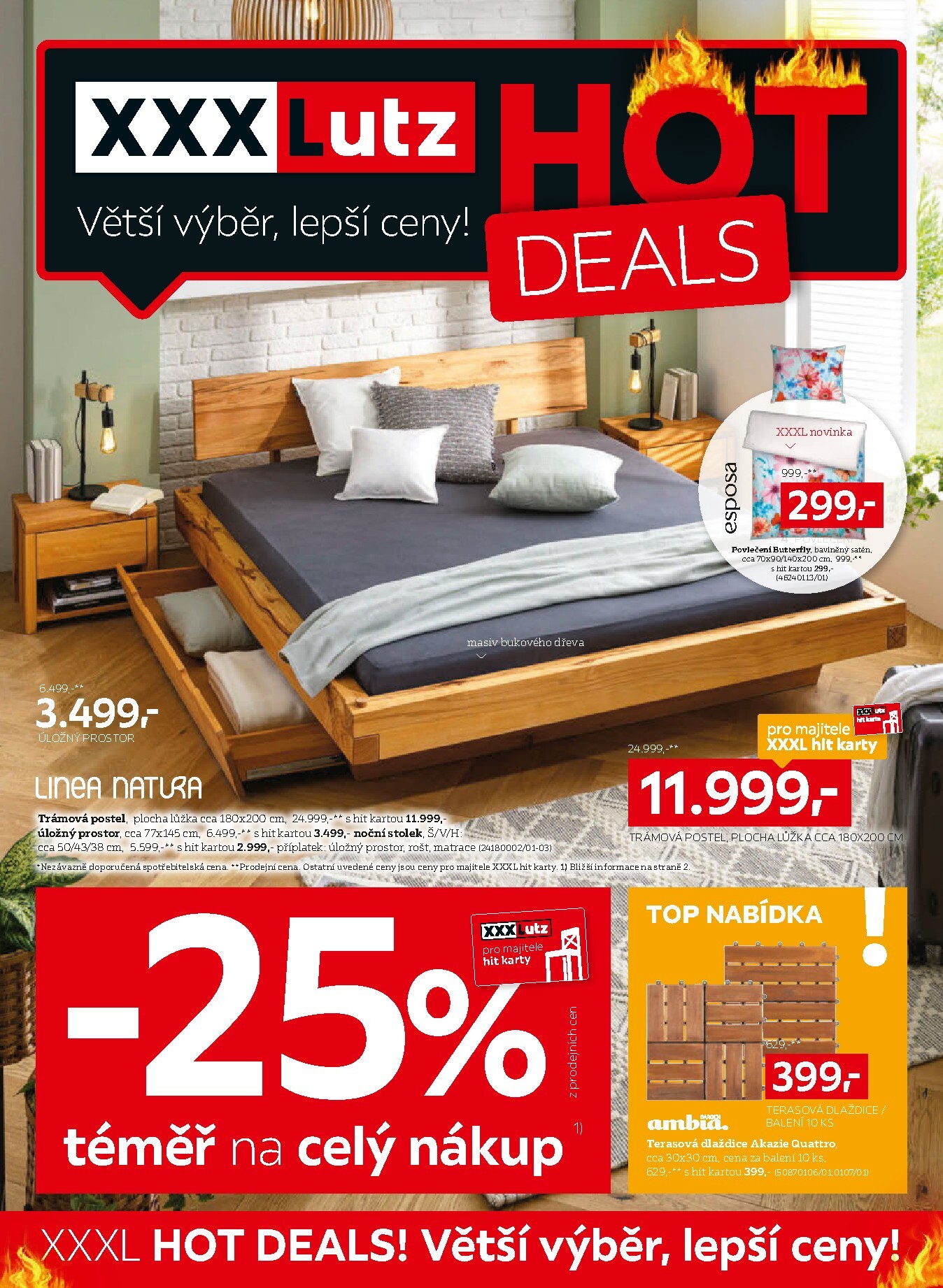 xxxlutz - Aktuální XXXLutz - Sleva 25 % na téměř vše! leták platný od pondělí 22.06.2026 do neděle 05.07.2026