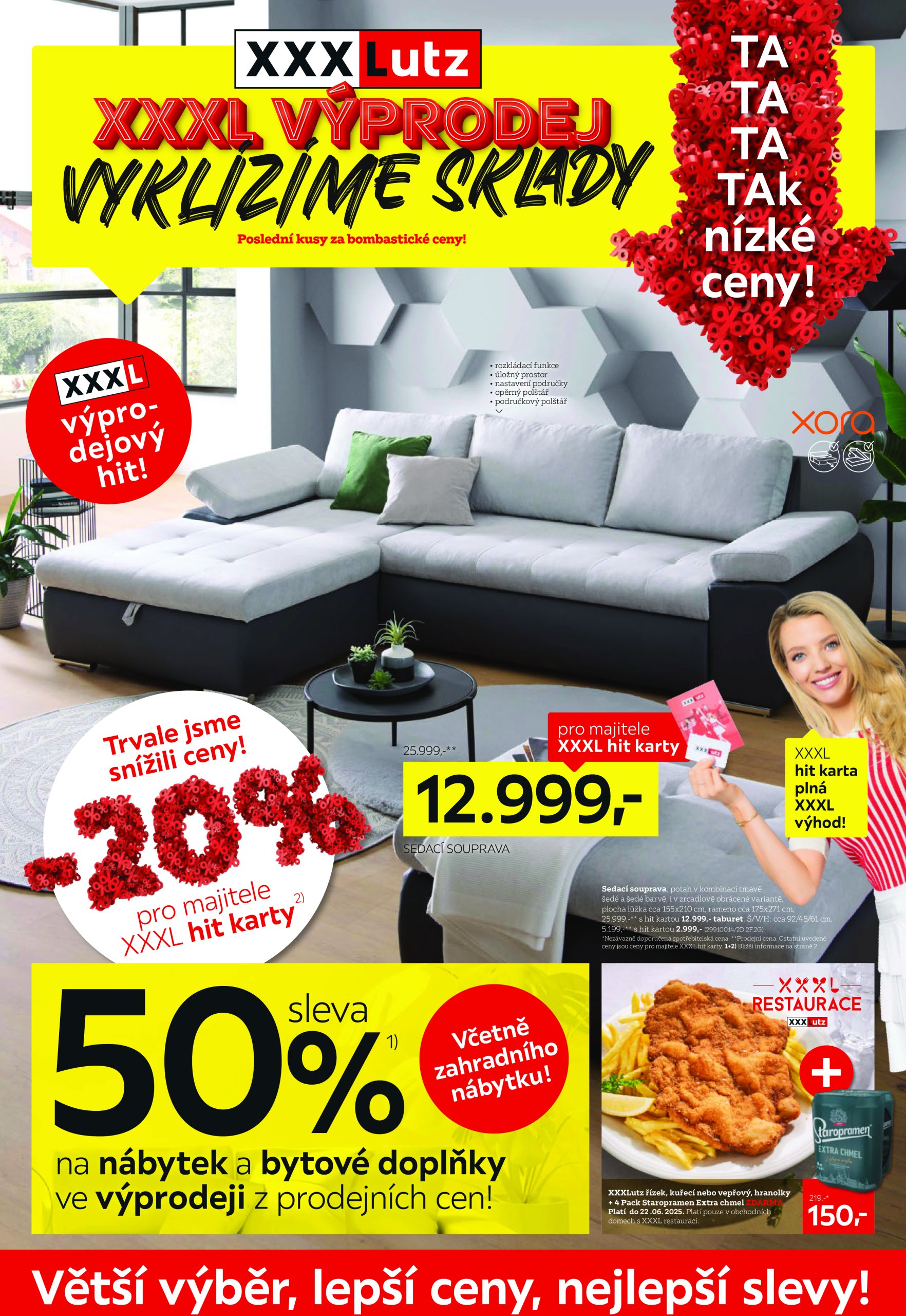 xxxlutz - Leták XXXLutz - XXXL výprodej od 09.06. do 22.06.