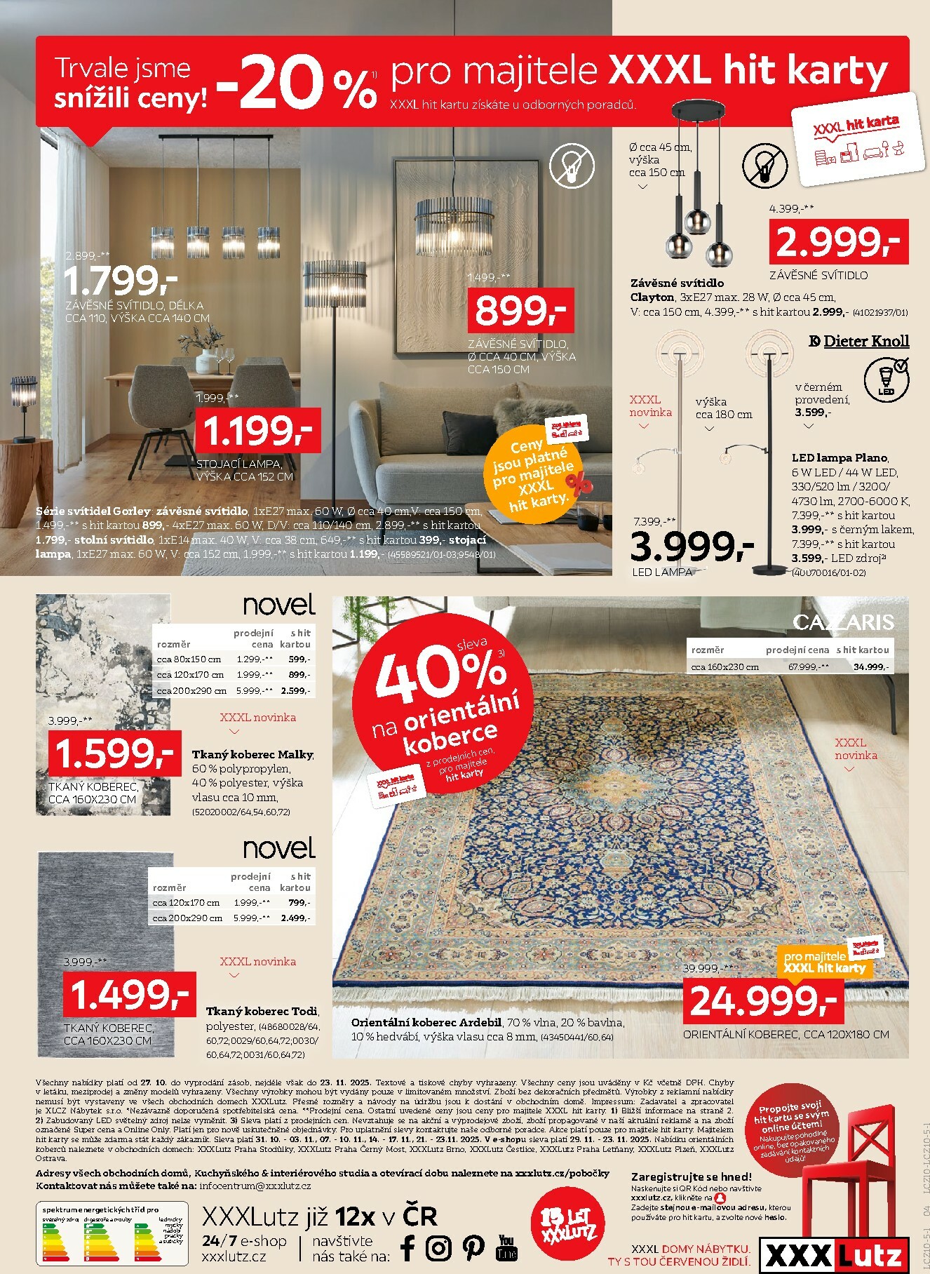 xxxlutz - Aktuální leták XXXLutz - XXXL výběr osvětlení a podlah od 27.10. do 29.11. - page: 4