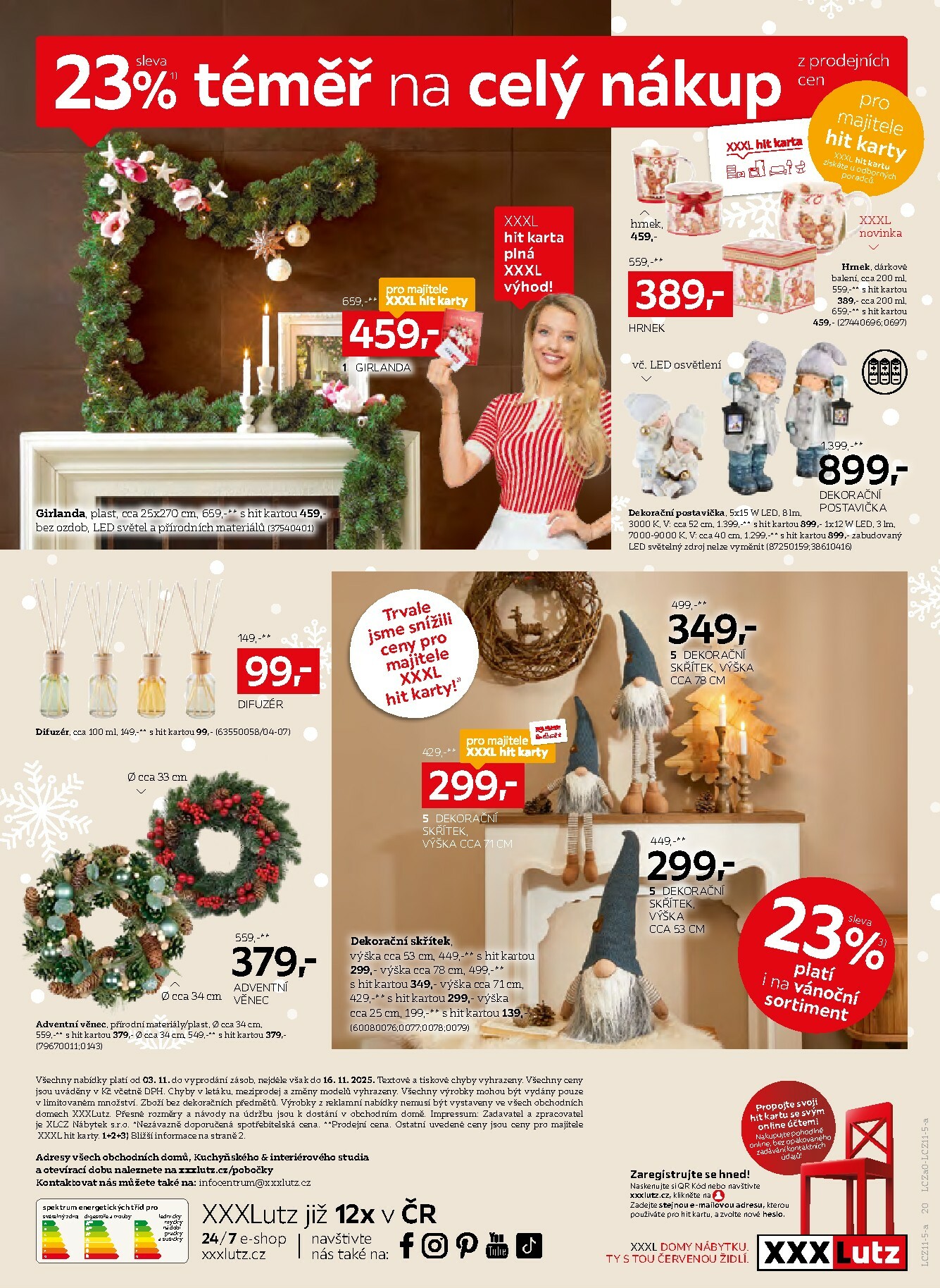 xxxlutz - Aktuální leták XXXLutz - Sleva 23 % na téměř celý nákup od 03.11. do 16.11. - page: 20