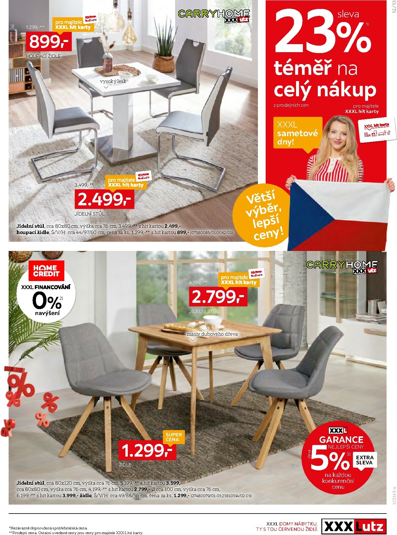 xxxlutz - Aktuální leták XXXLutz - Sleva 23 % na téměř celý nákup od 03.11. do 16.11. - page: 13