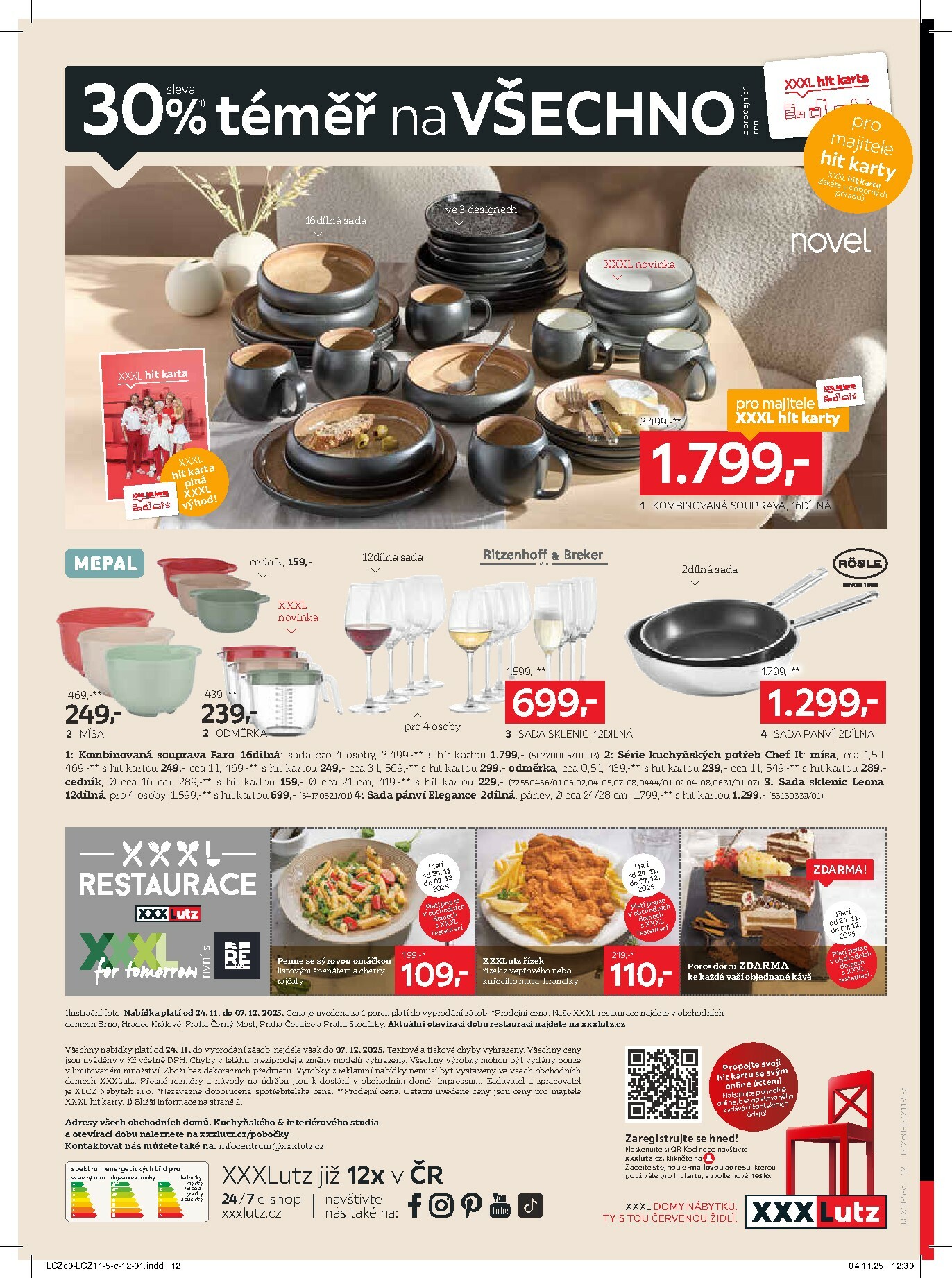 xxxlutz - Aktuální leták XXXLutz - Sleva 30 % na téměř vše Black Week od 24.11. do 07.12. - page: 12