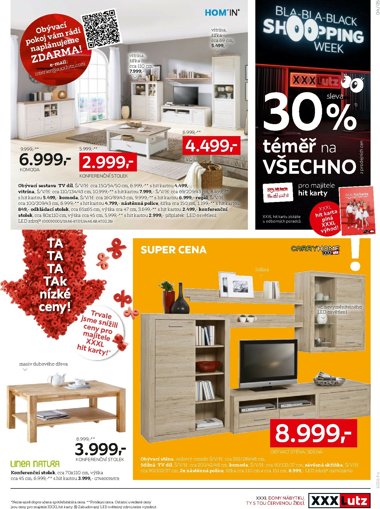 xxxlutz - Aktuální leták XXXLutz - Sleva 30 % na téměř vše Black Week od 24.11. do 07.12. - page: 5