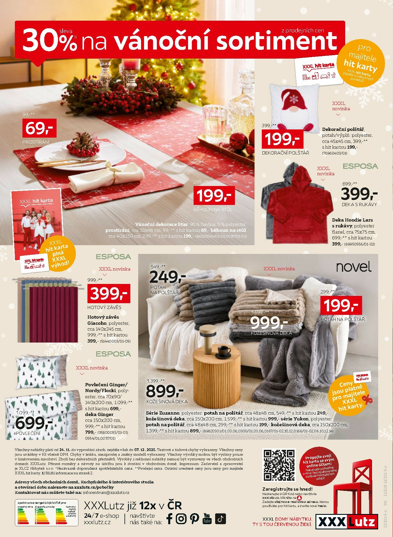 xxxlutz - Aktuální leták XXXLutz - Sleva 30 % na téměř vše Black Week od 24.11. do 07.12. - page: 20