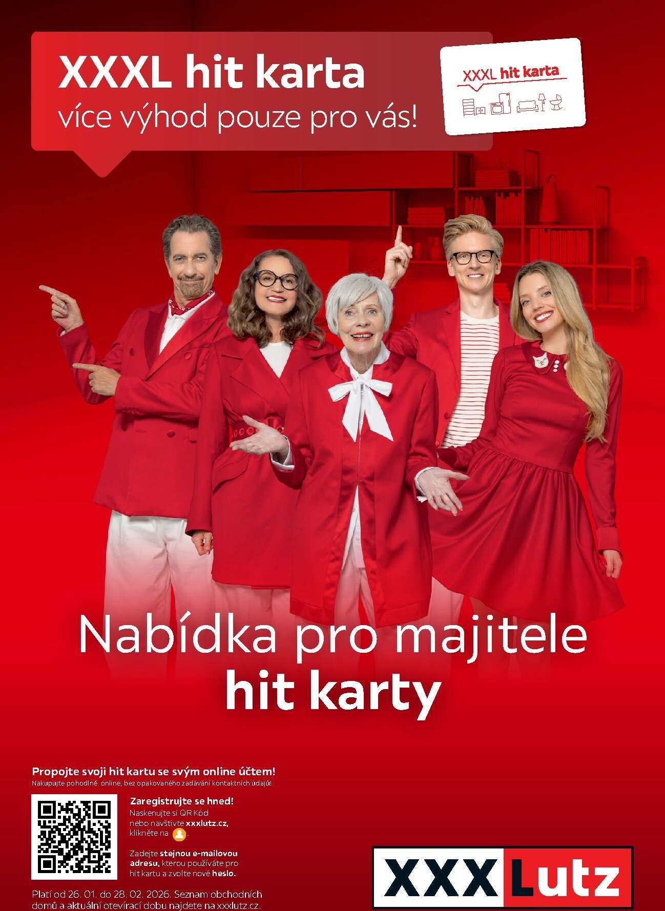 xxxlutz - XXXLutz - Hit karta leták platný od 26.01. do 28.02.