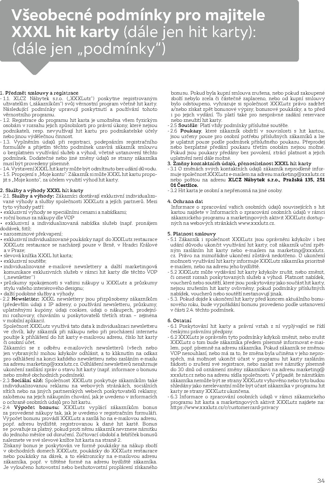 xxxlutz - XXXLutz - Hit karta leták platný od neděle 01.02.2026 do pátku 31.07.2026 - page: 34