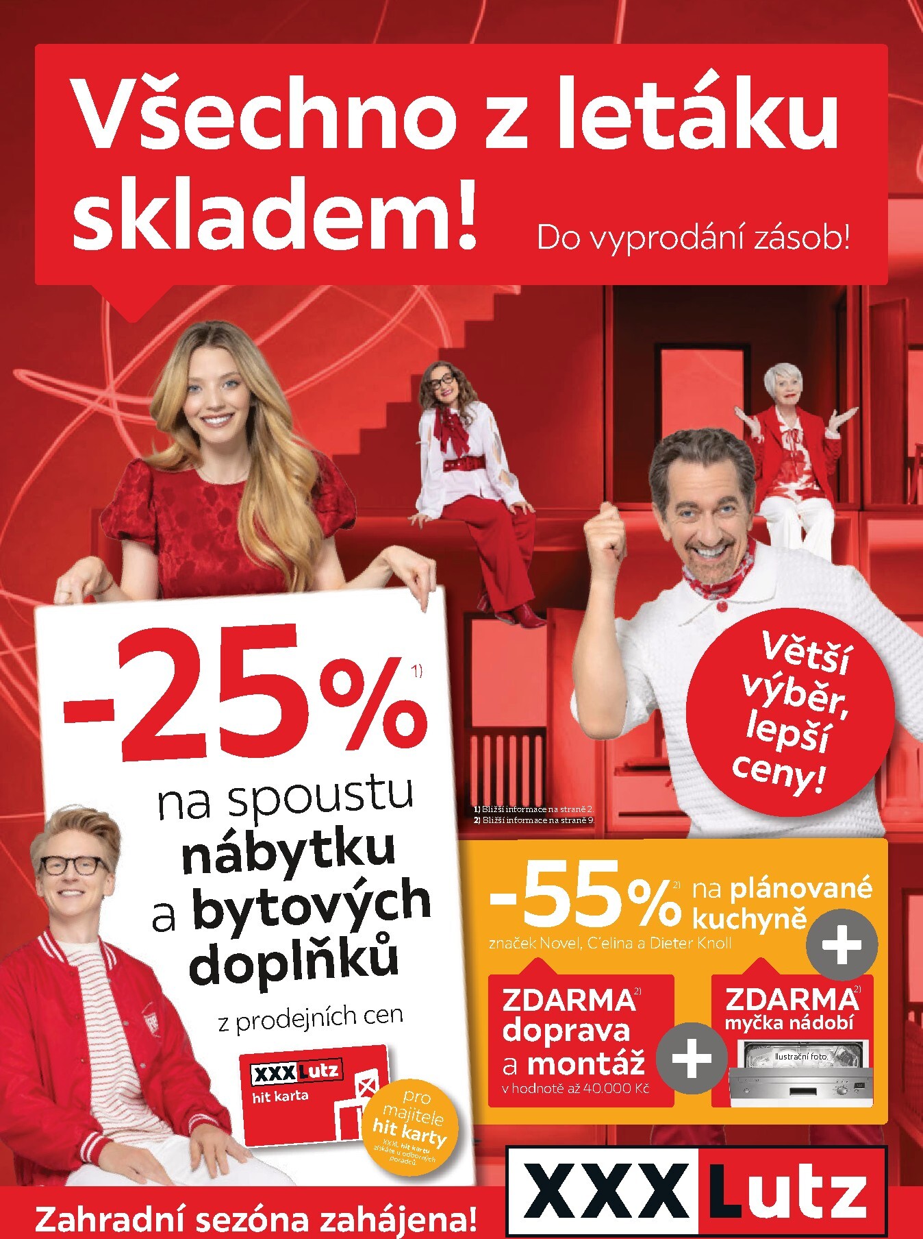 xxxlutz - XXXLutz - Sleva 25 % na téměř vše leták platný od pondělí 09.03.2026 do neděle 22.03.2026