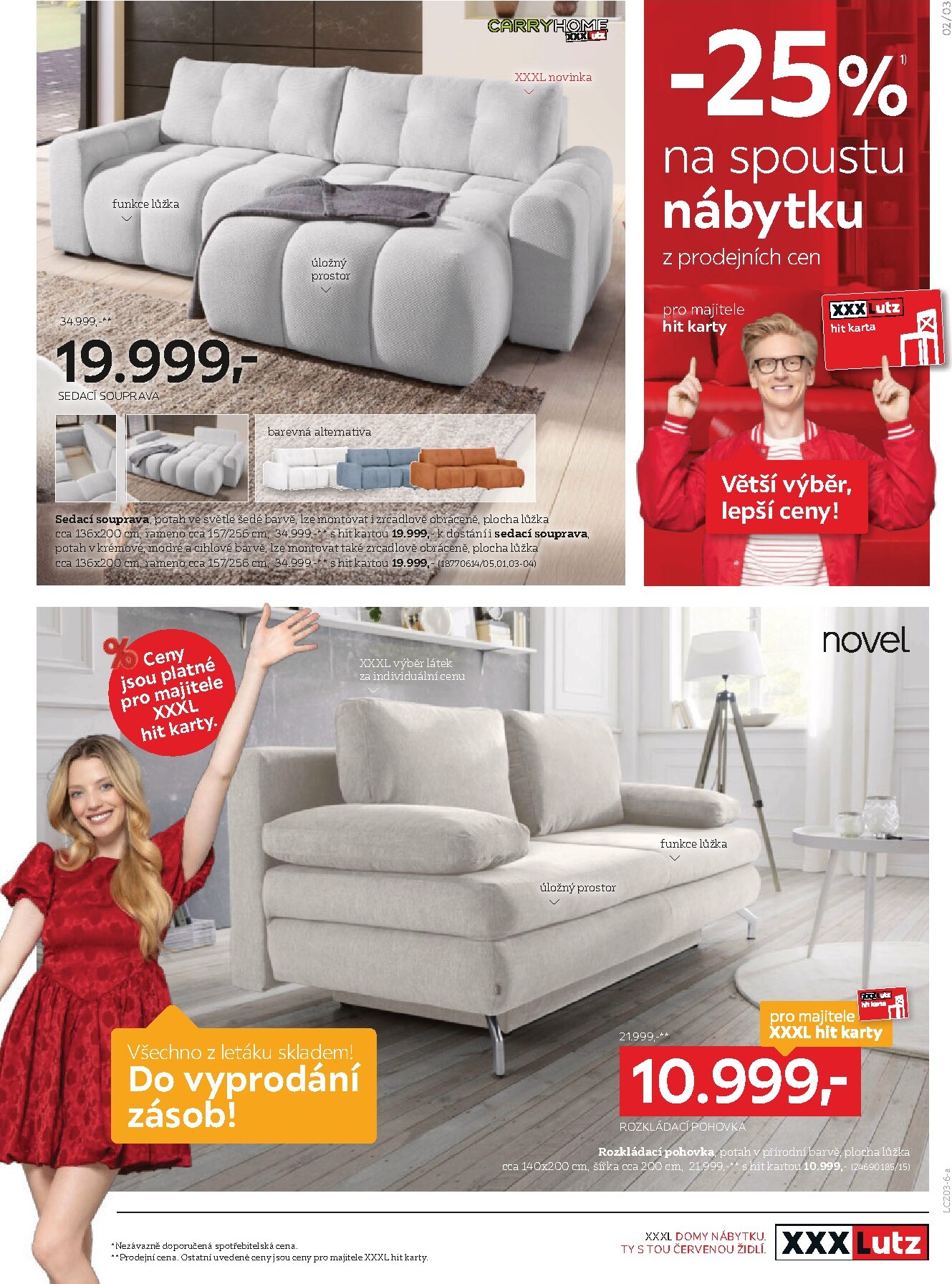 xxxlutz - XXXLutz - Sleva 25 % na téměř vše leták platný od pondělí 09.03.2026 do neděle 22.03.2026 - page: 3