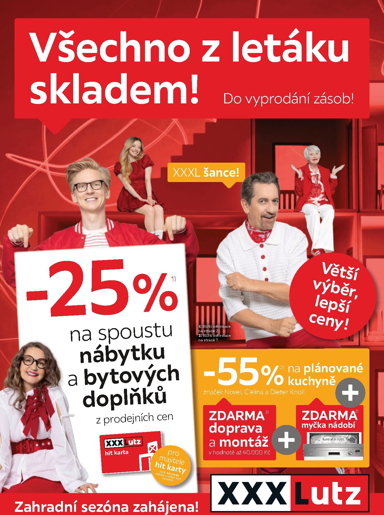 xxxlutz - XXXLutz leták platný od úterý 24.03.2026 do neděle 05.04.2026