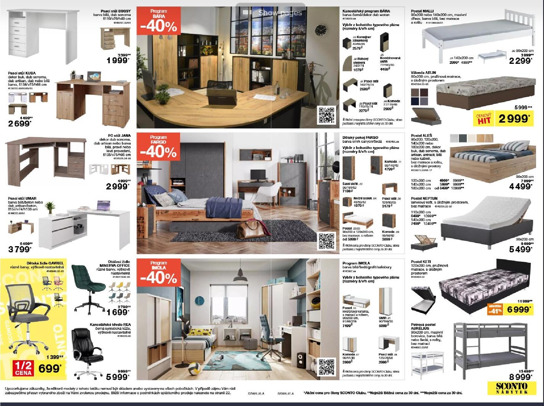 sconto-nabytek - Aktuální SCONTO Nábytek leták platný od středy 17.06.2026 do neděle 05.07.2026 - page: 4