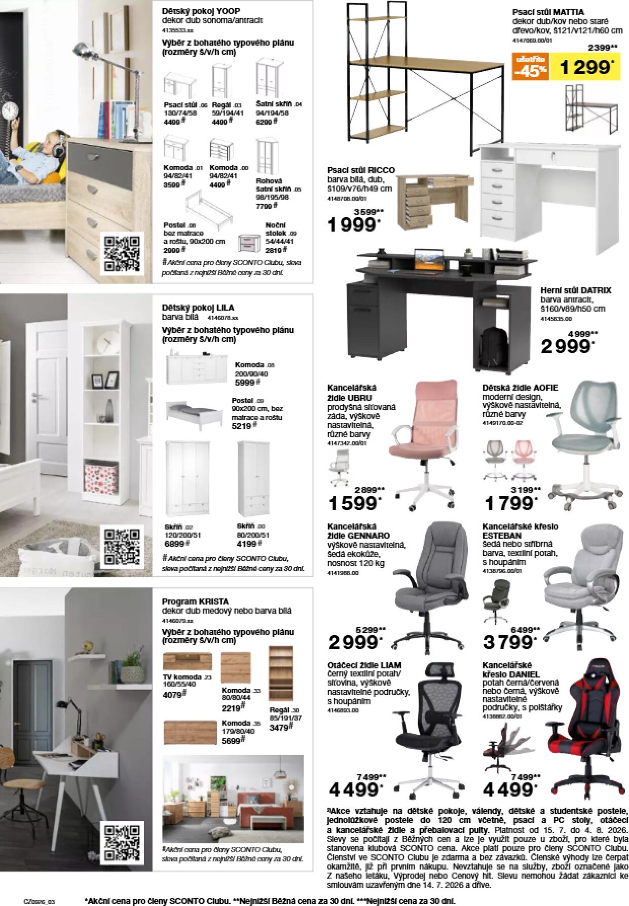 sconto-nabytek - Aktuální SCONTO Nábytek leták platný od středy 15.07.2026 do úterý 04.08.2026 - page: 3