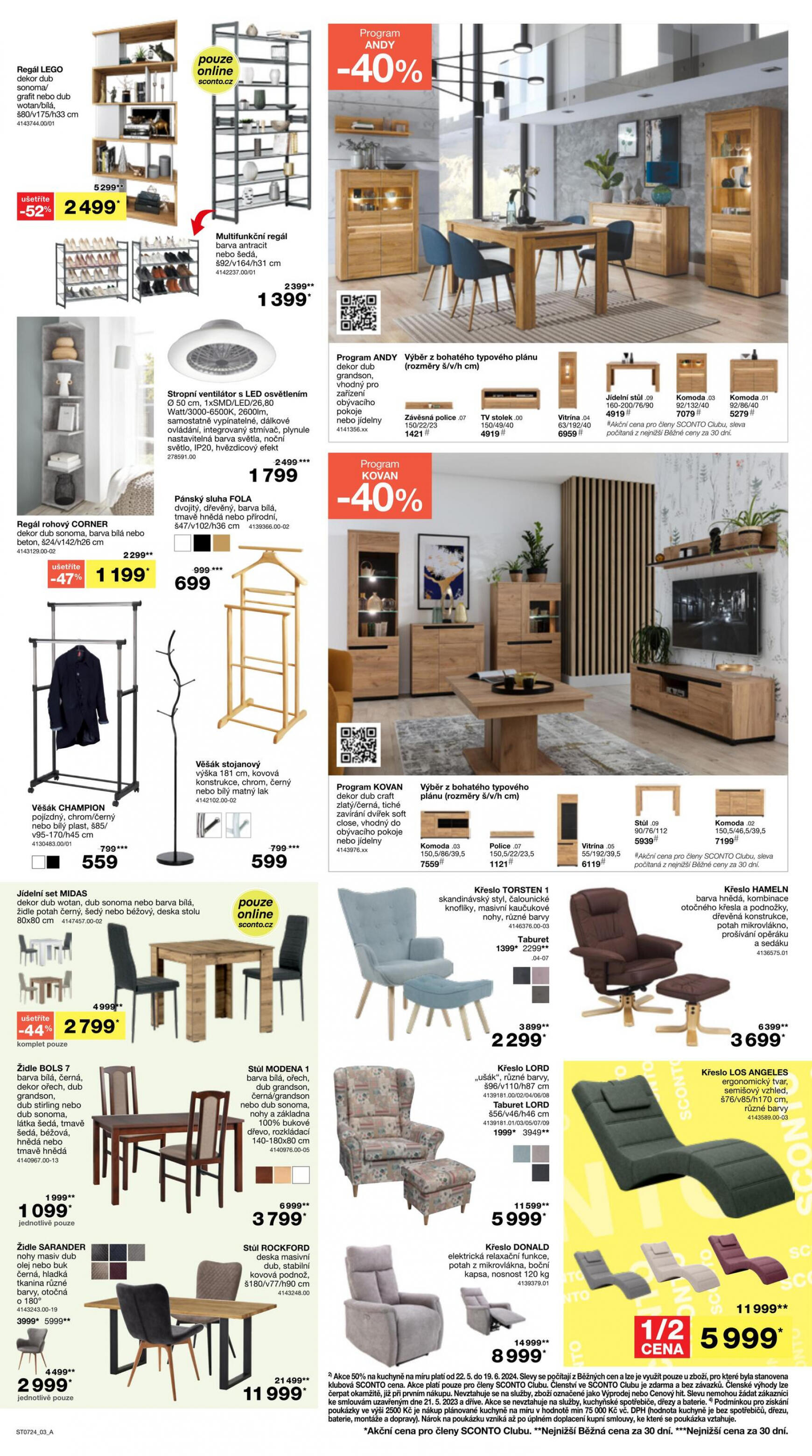 sconto-nabytek - Leták SCONTO Nábytek aktuální 22.05. - 18.06. - page: 3