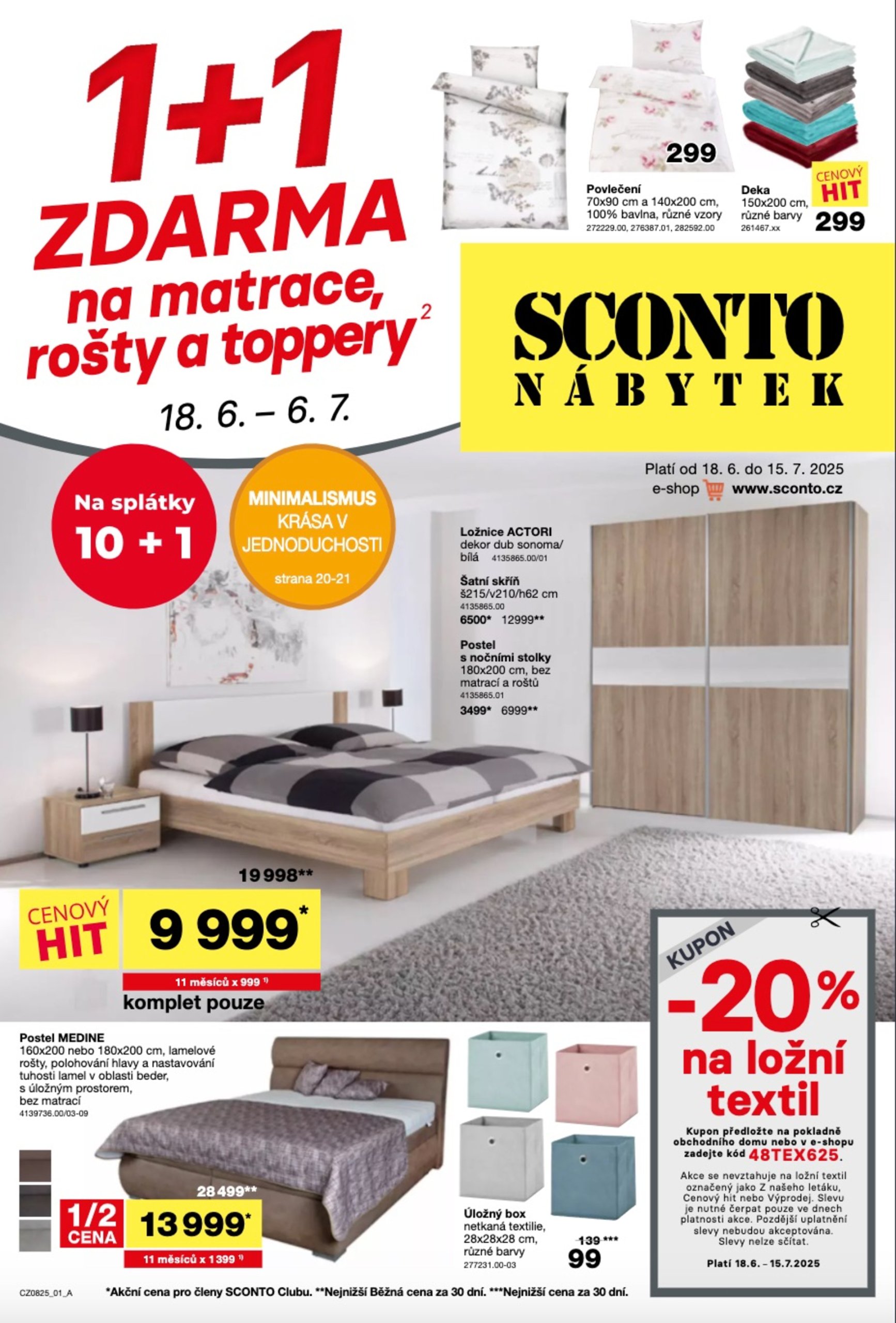 sconto-nabytek - Leták SCONTO Nábytek od 18.06. do 06.07.
