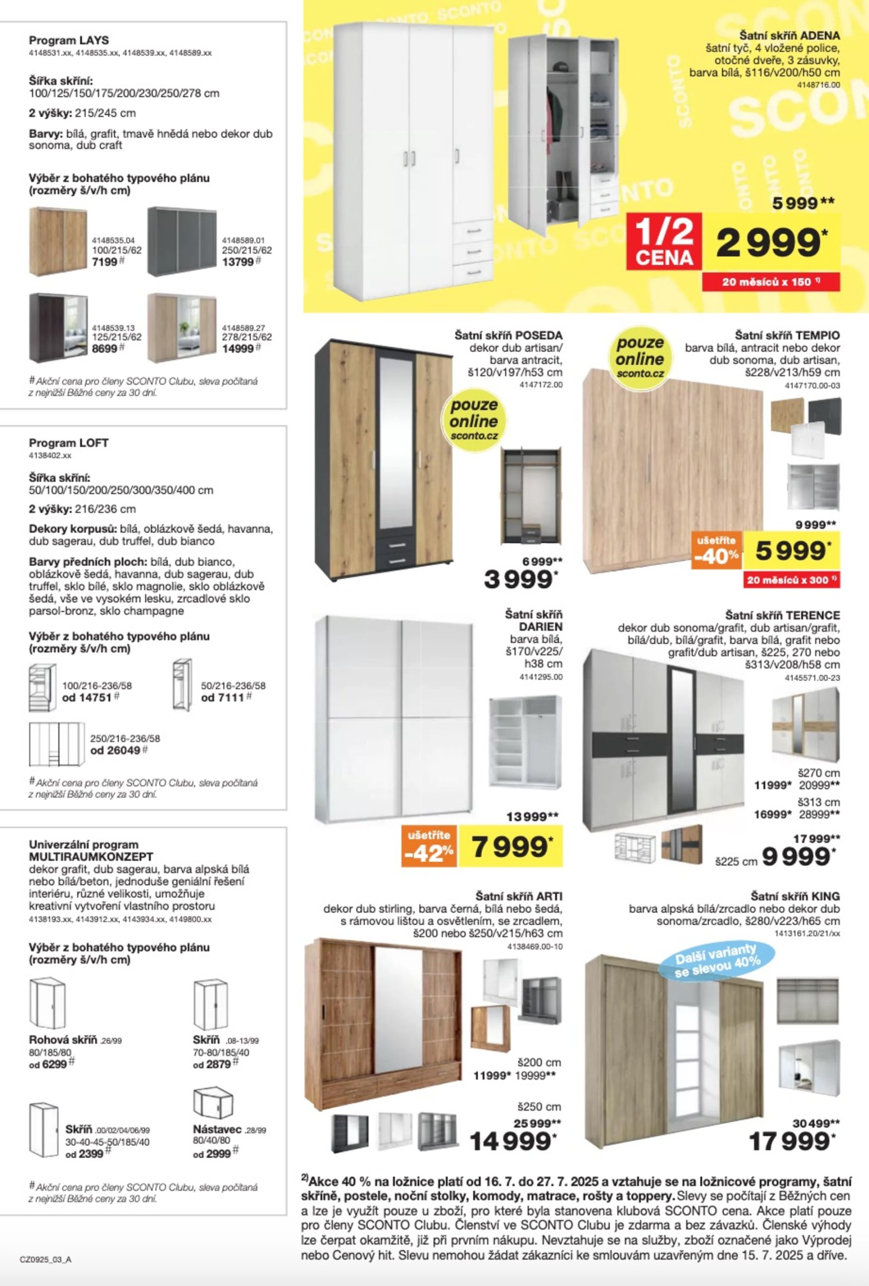 sconto-nabytek - Leták SCONTO Nábytek od 16.07. do 05.08. - page: 3
