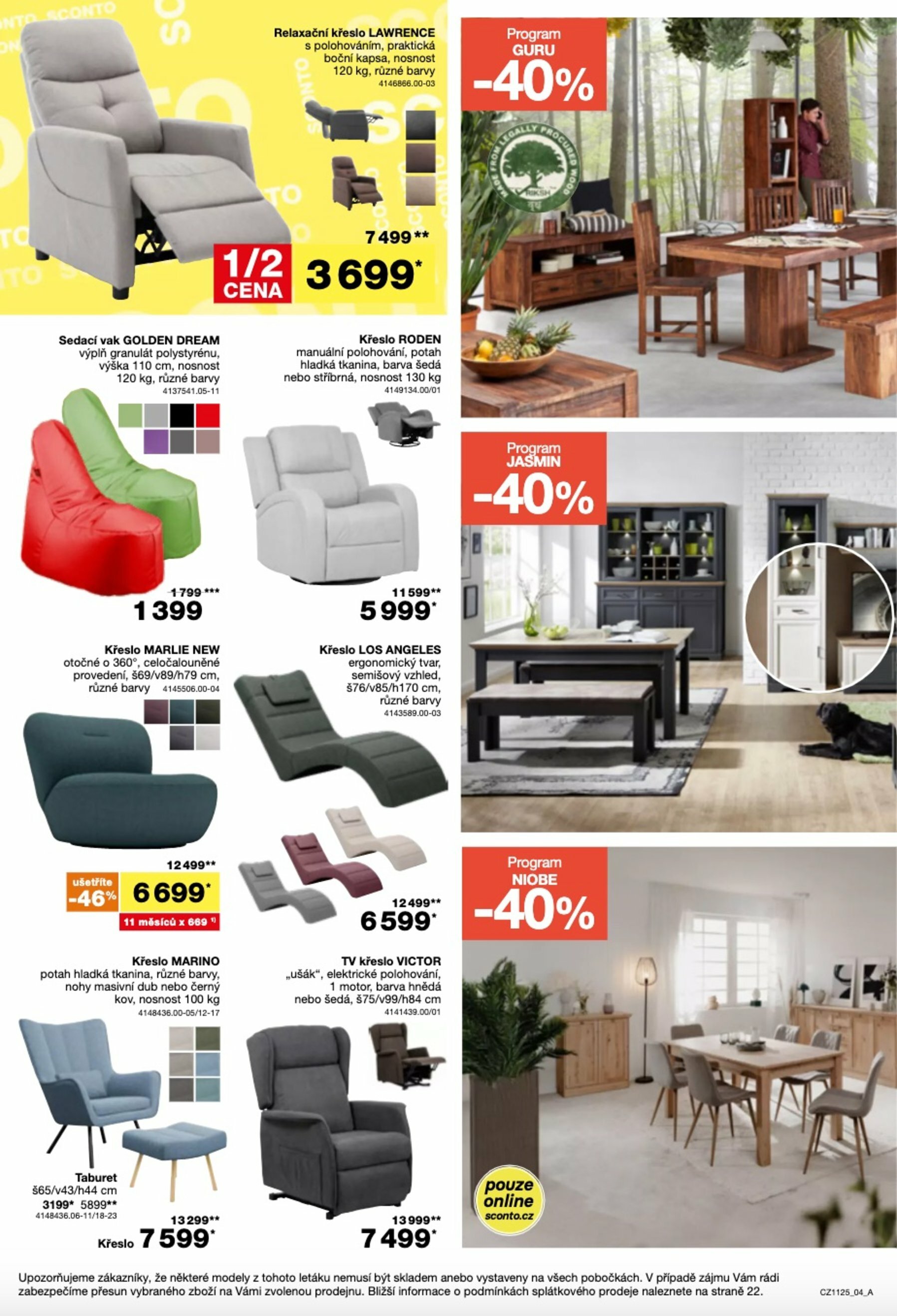 sconto-nabytek - Leták SCONTO Nábytek od 27.08. do 23.09. - page: 4