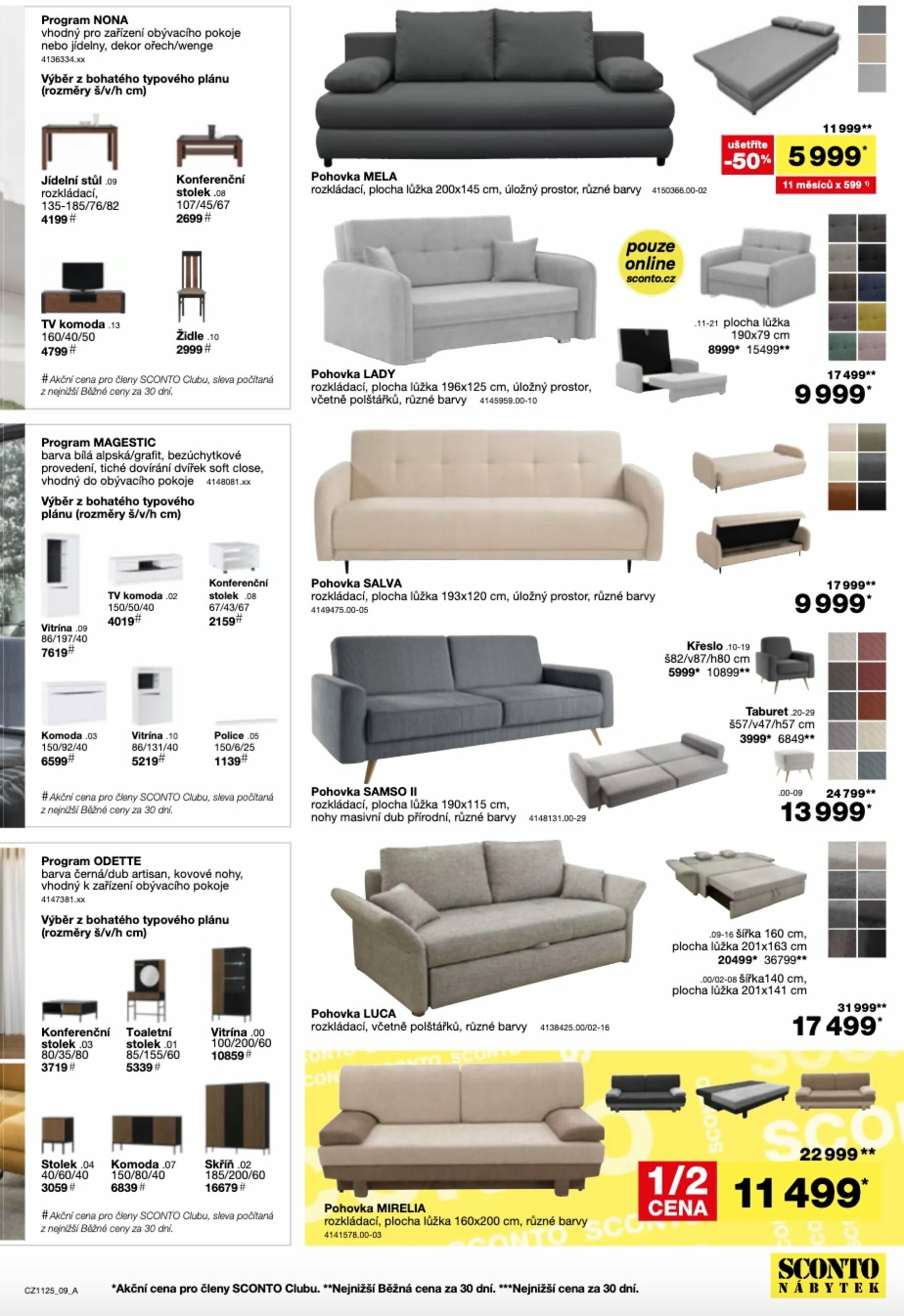 sconto-nabytek - Leták SCONTO Nábytek od 27.08. do 23.09. - page: 9