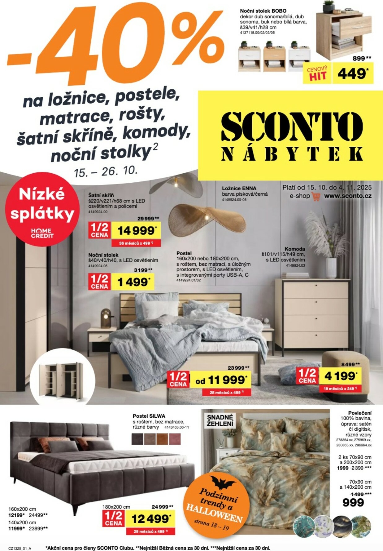 sconto-nabytek - Aktuální leták SCONTO Nábytek od 15.10. do 04.11.